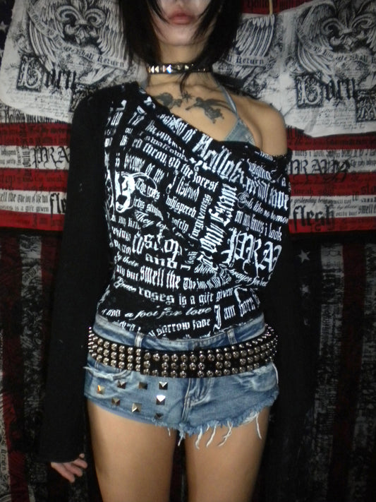 Pray Flesh Tears Top