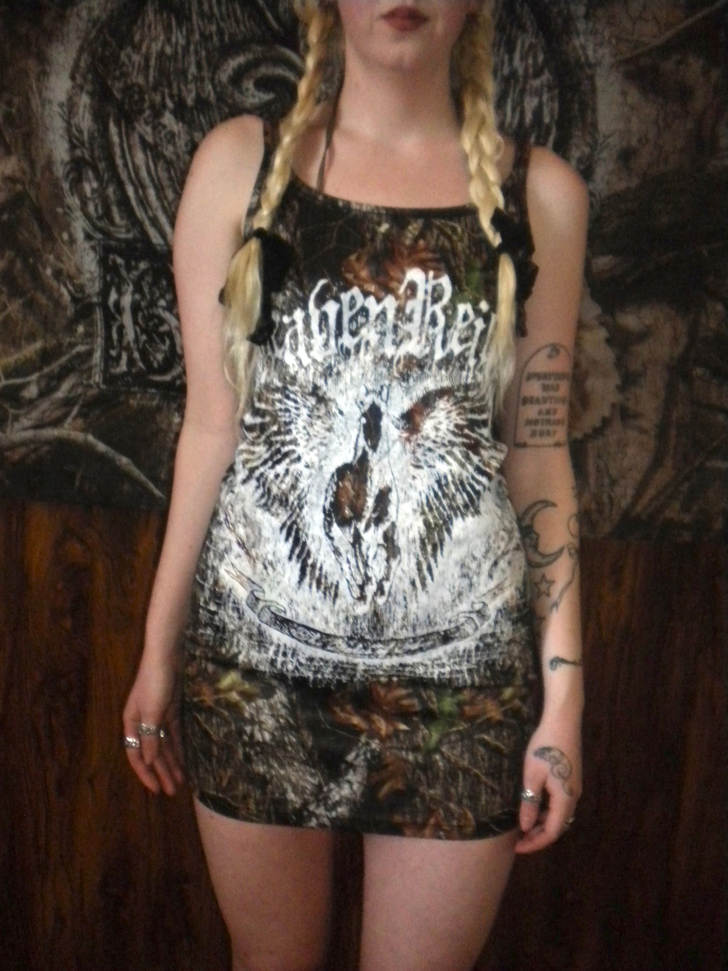 1/1 Heaven Reigns Real Tree Cami Dress