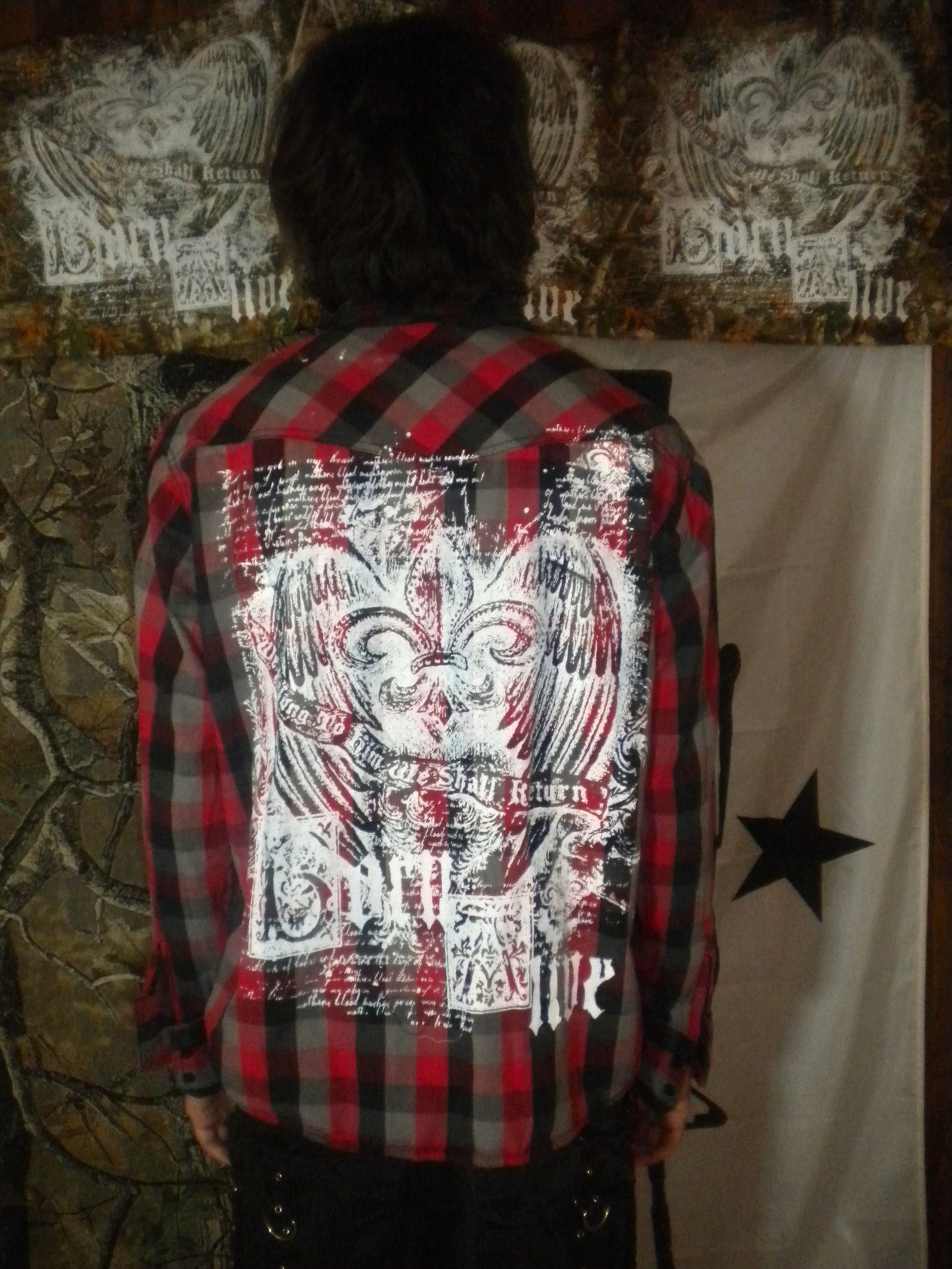 Born Alive Red/Black Flannel