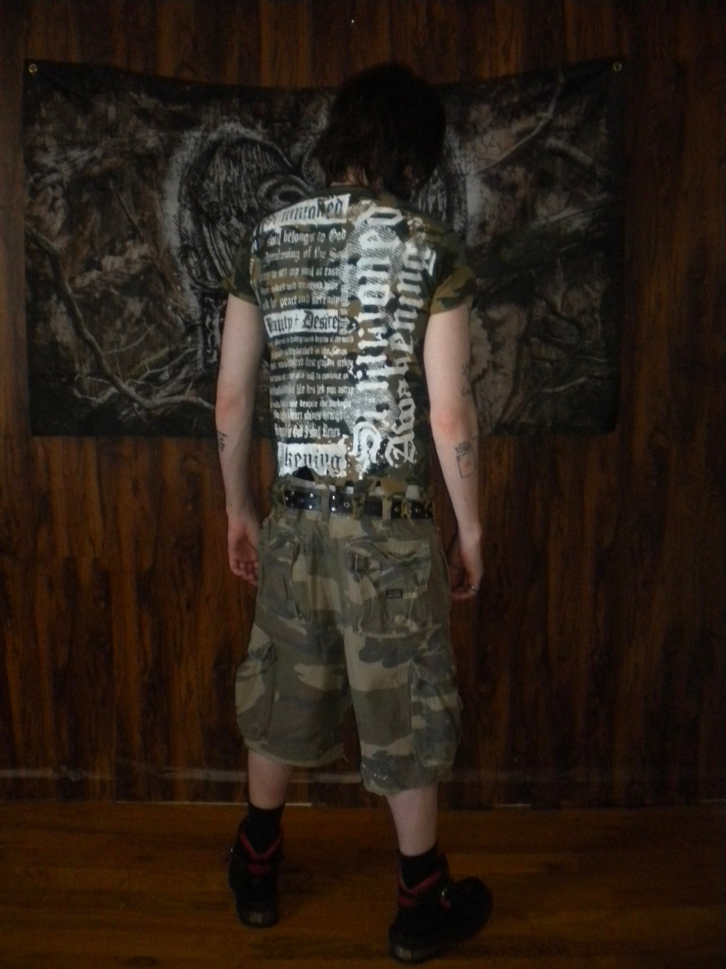 Summoned Awakening Camo Jorts Size 31