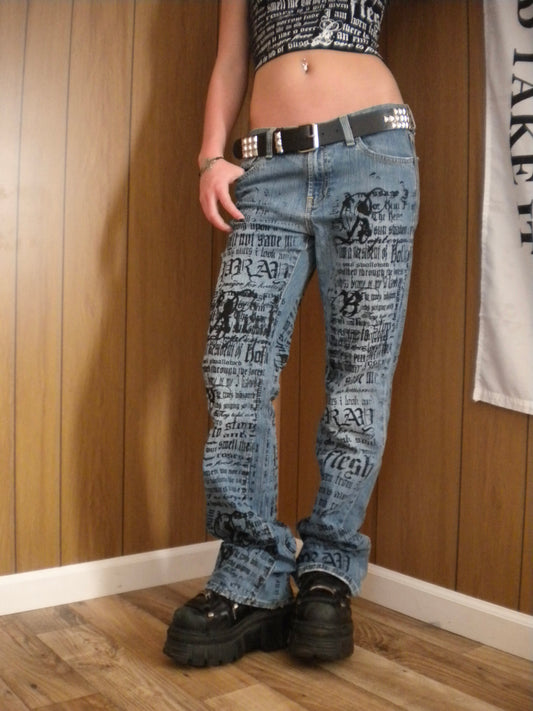 Pray Flesh Tears 1/1 Jean Size 30