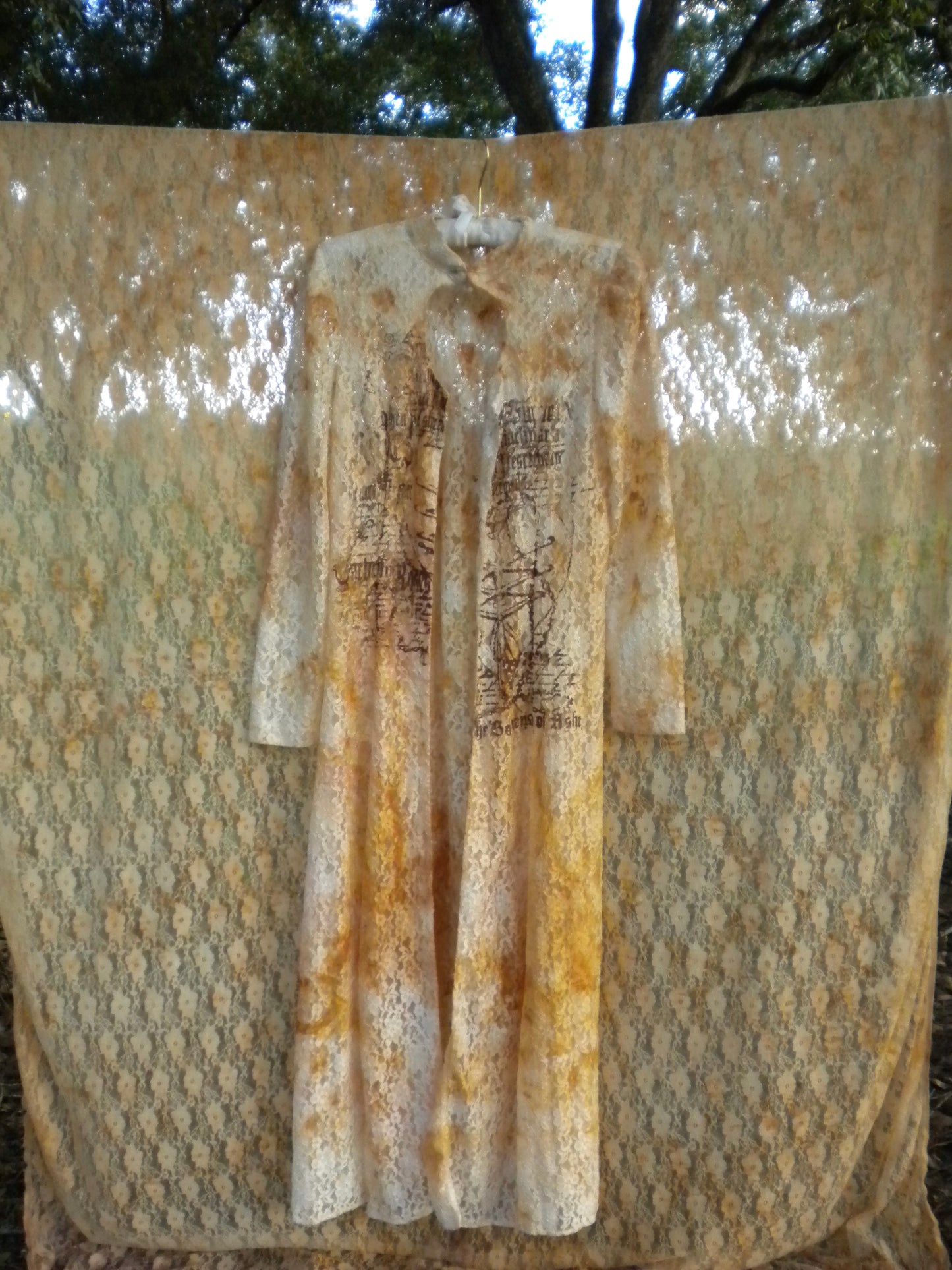 Boneyard Ashe Rust Dye Lace Cardigan