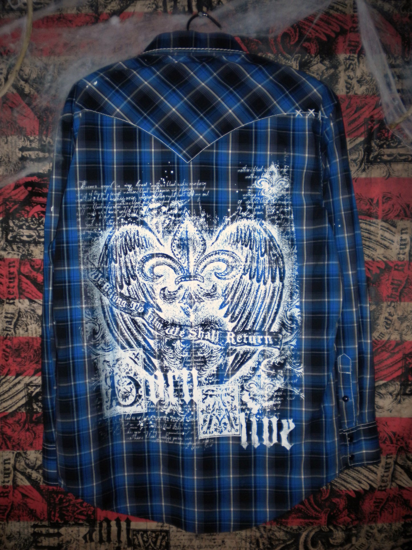 Born Alive Blue Flannel