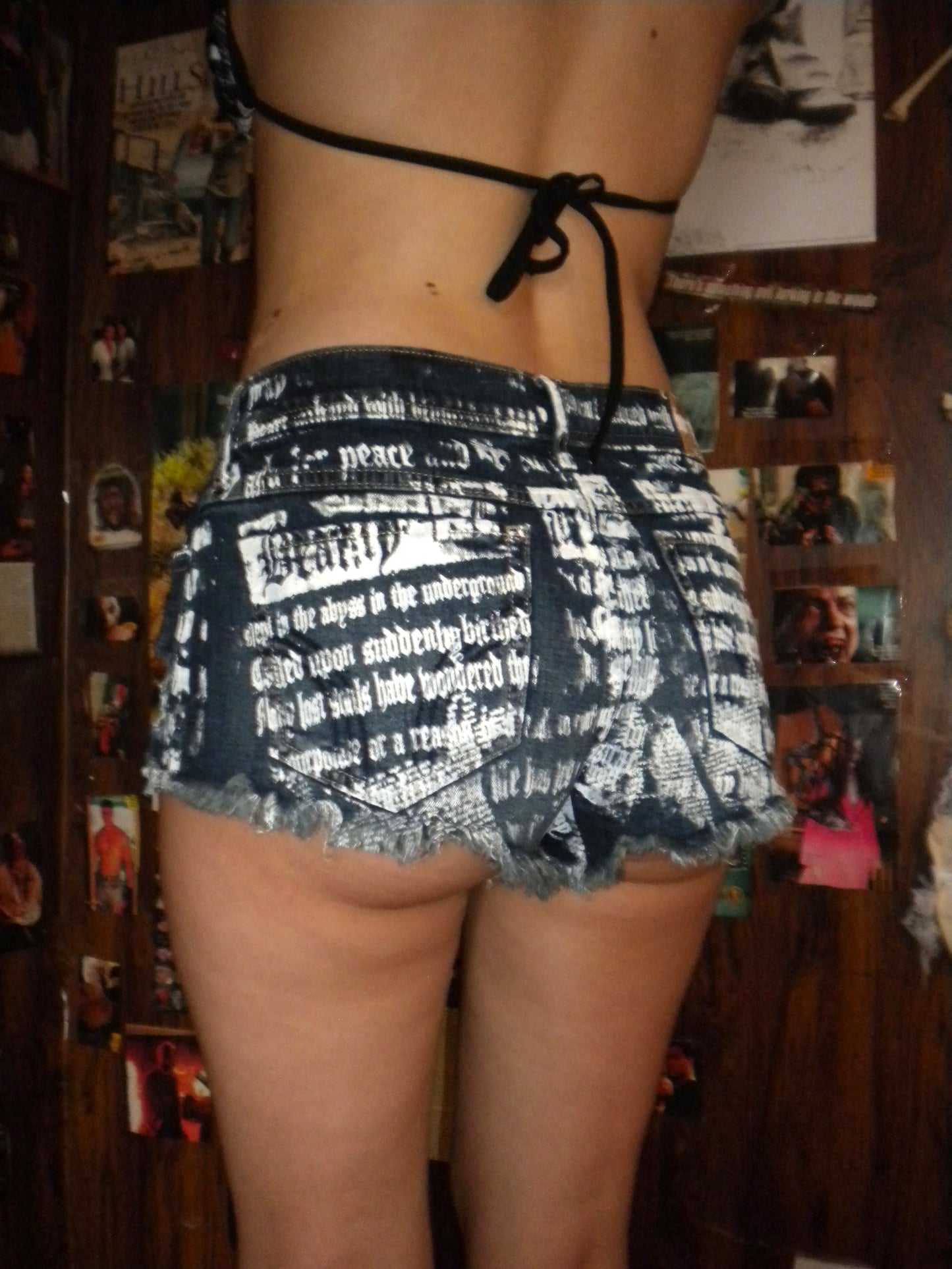 Summoned Awakening Denim Dark Shorts 30