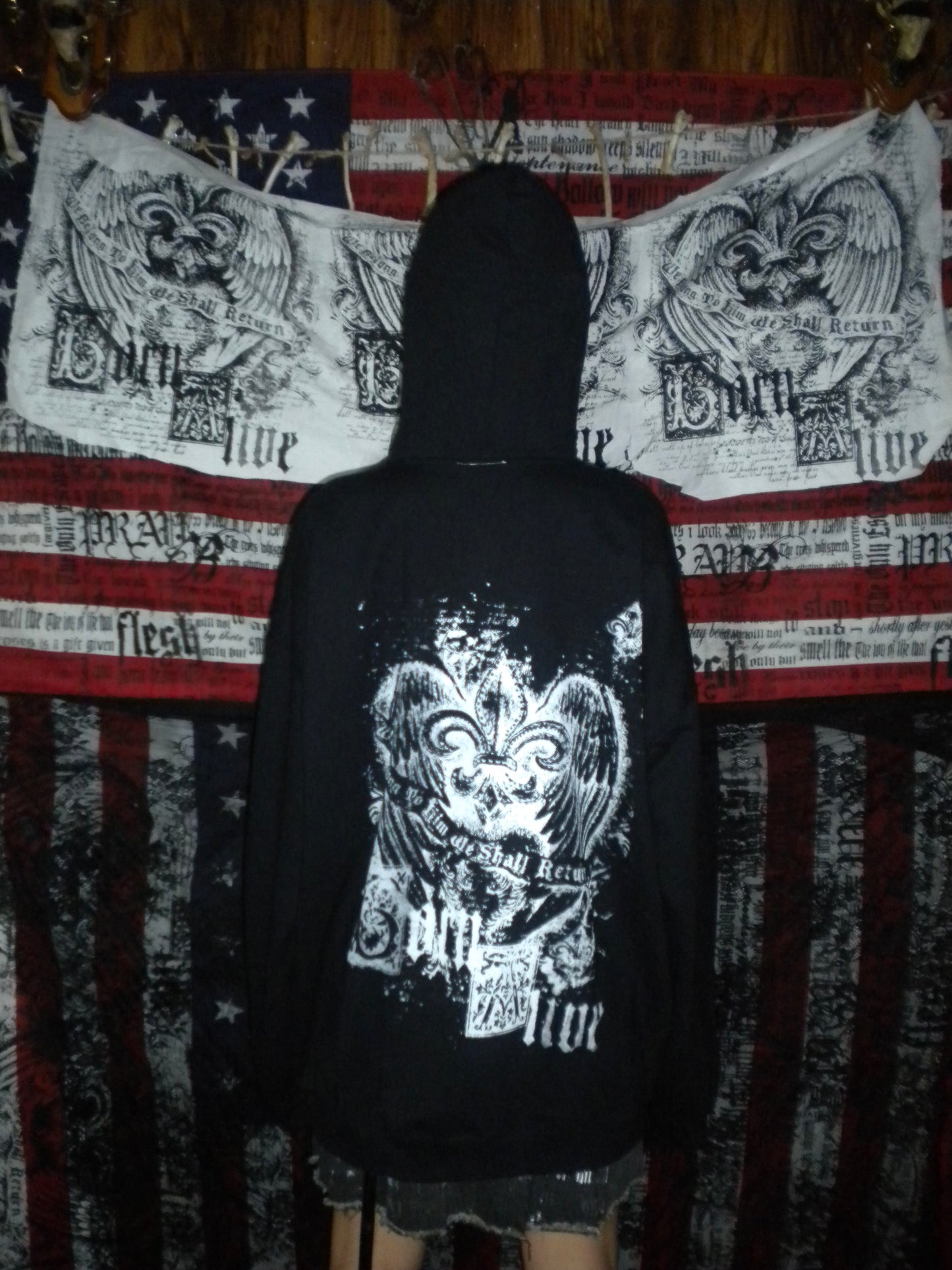 Born Alive Black Hoodie