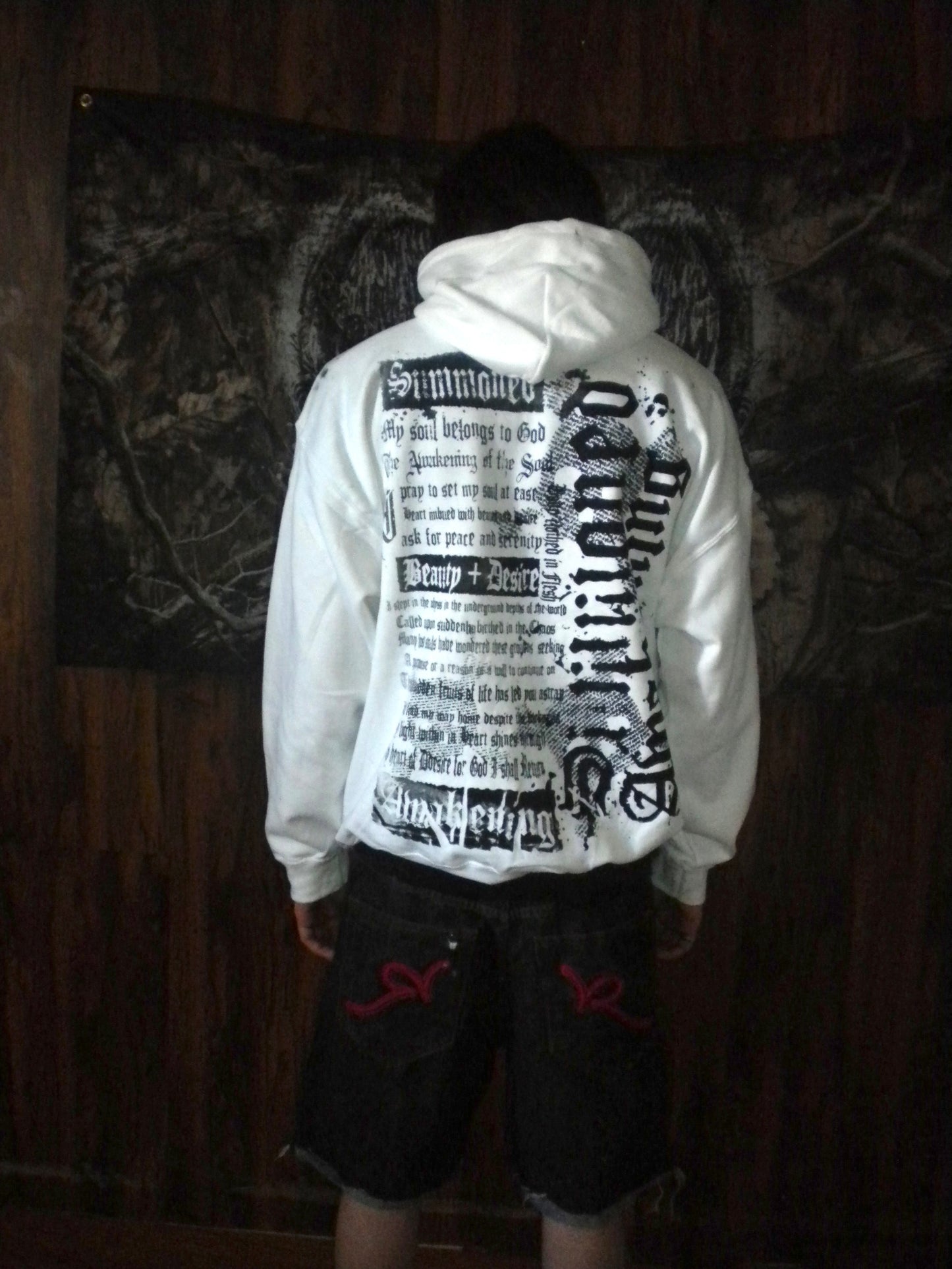 Summoned Awakening White Hoodie