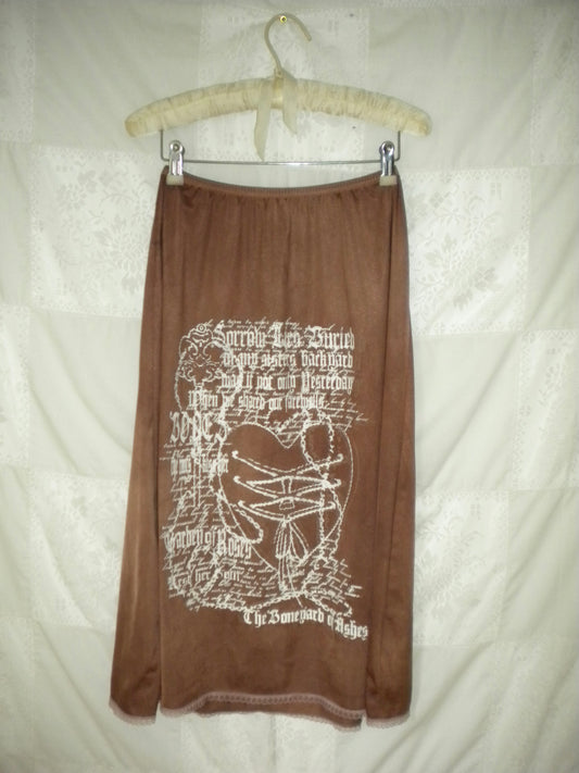 Boneyard Ashes Brown Maxi Skirt