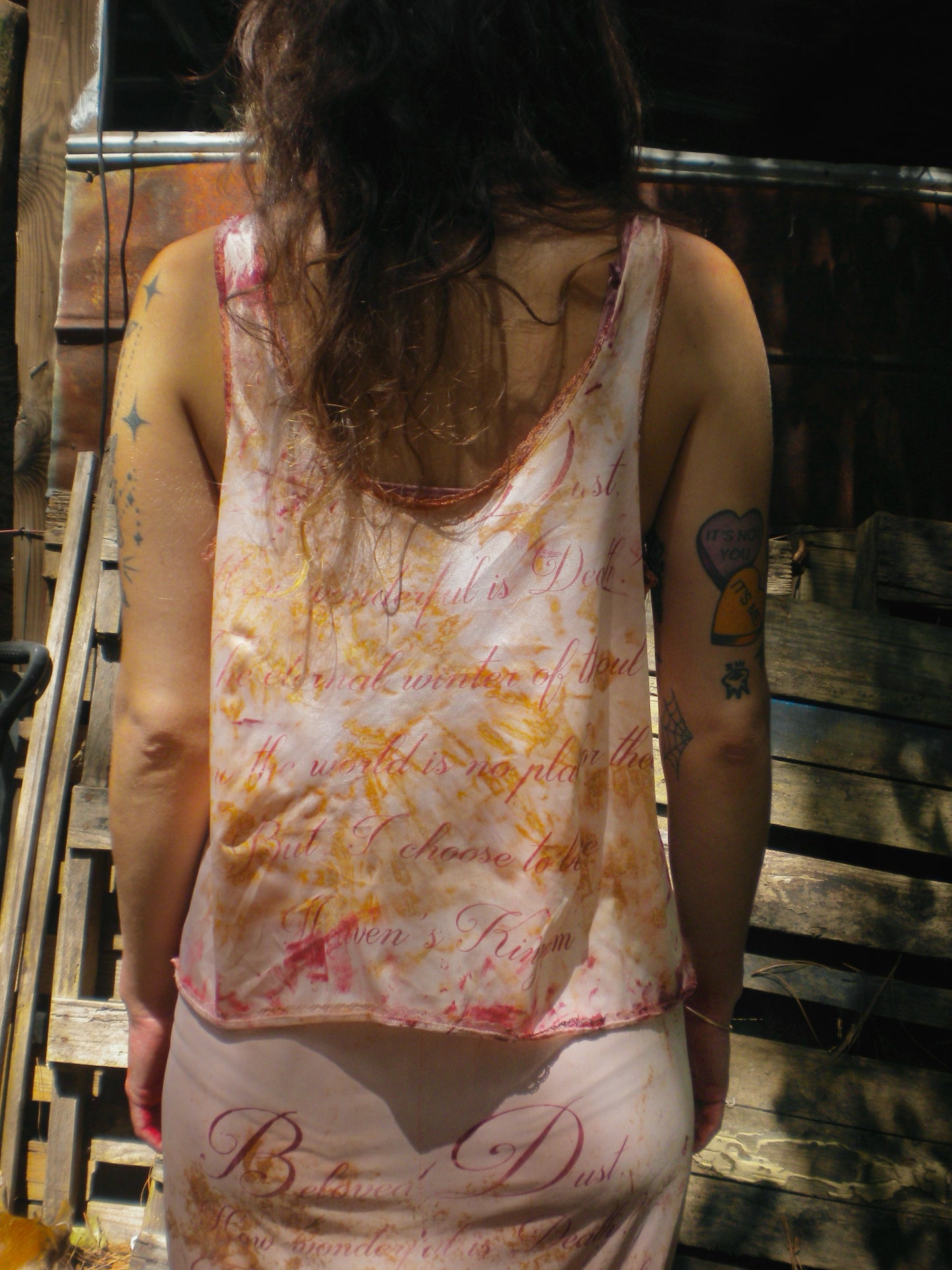 Bloody Rust Dyed Beloved Dust Slip Cami