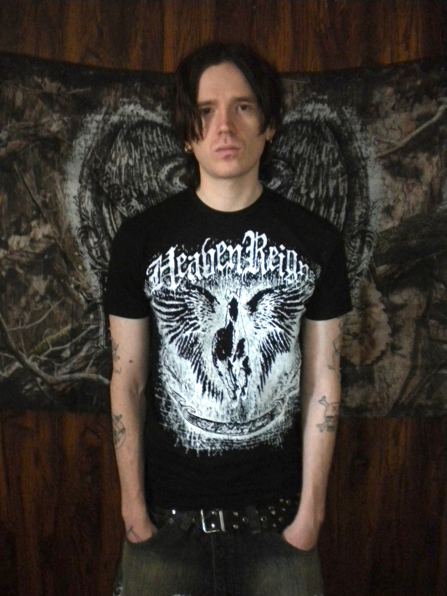 Heaven Reign Black Tee