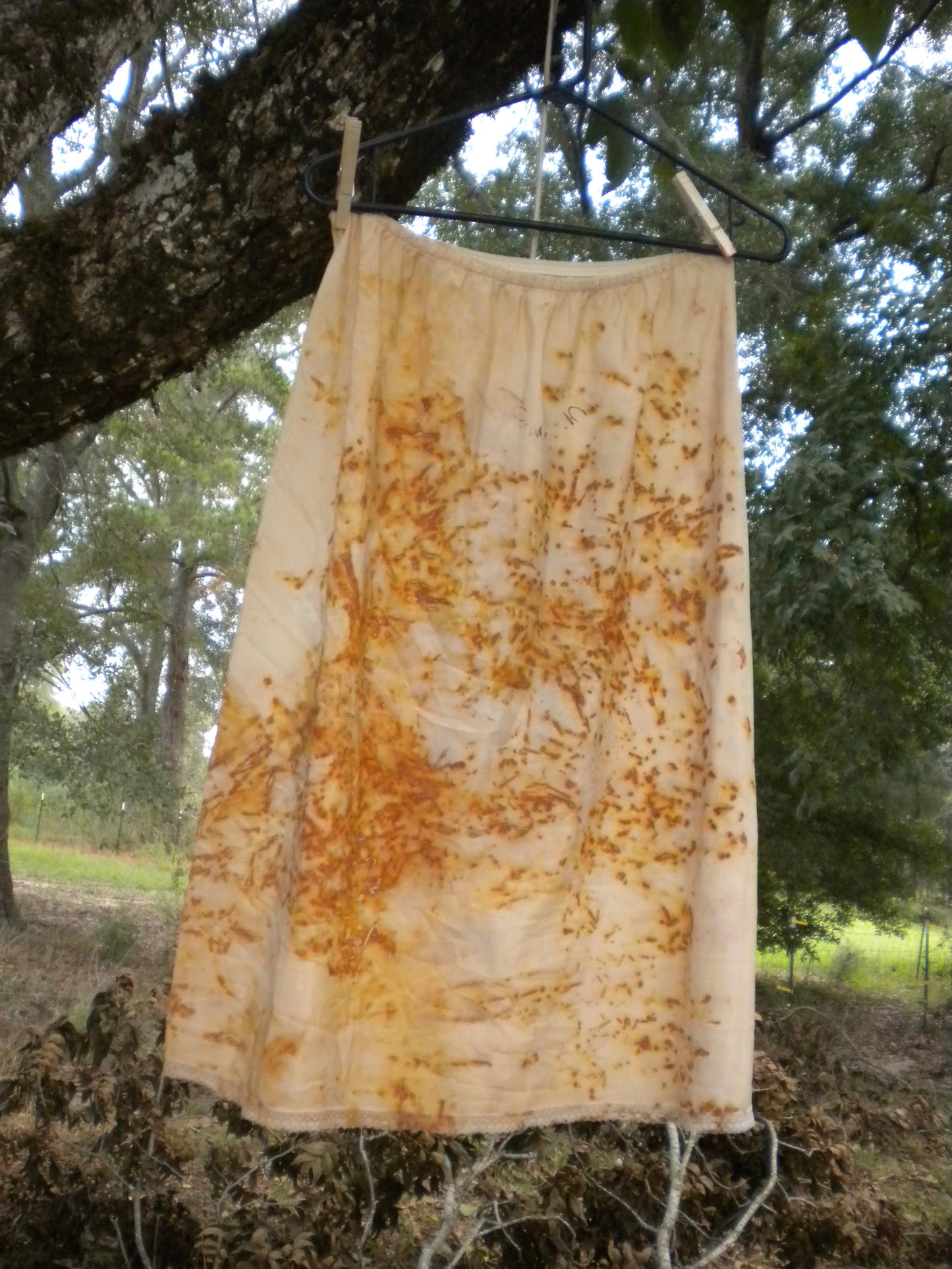 Rust Dye In Loving Memory Skirt 2XL