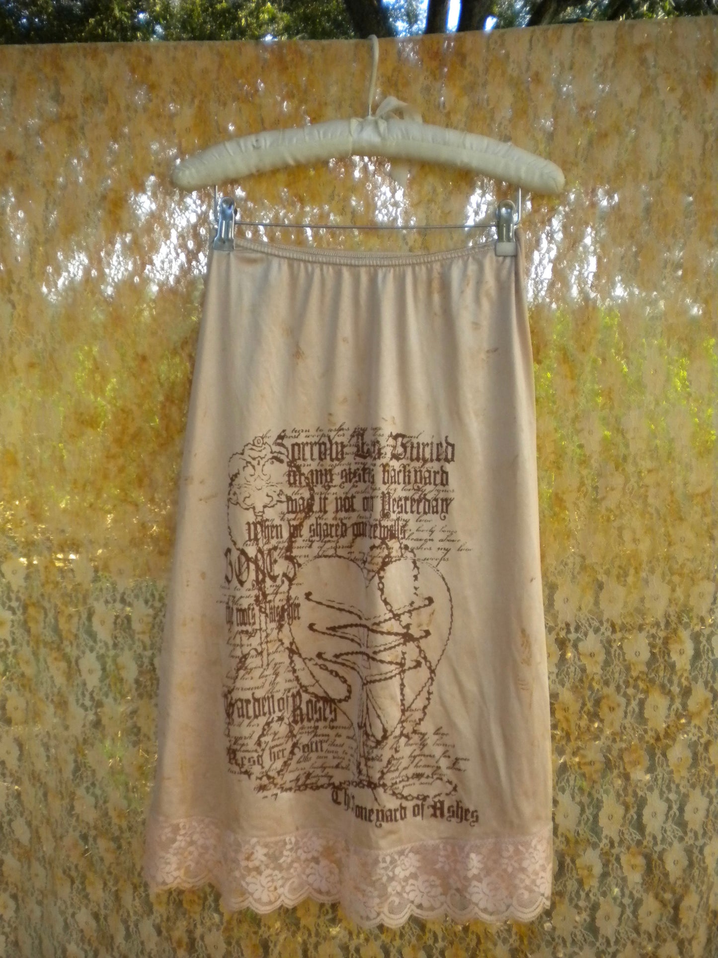 Boneyard Ashe Rusted Dye Slip Skirt