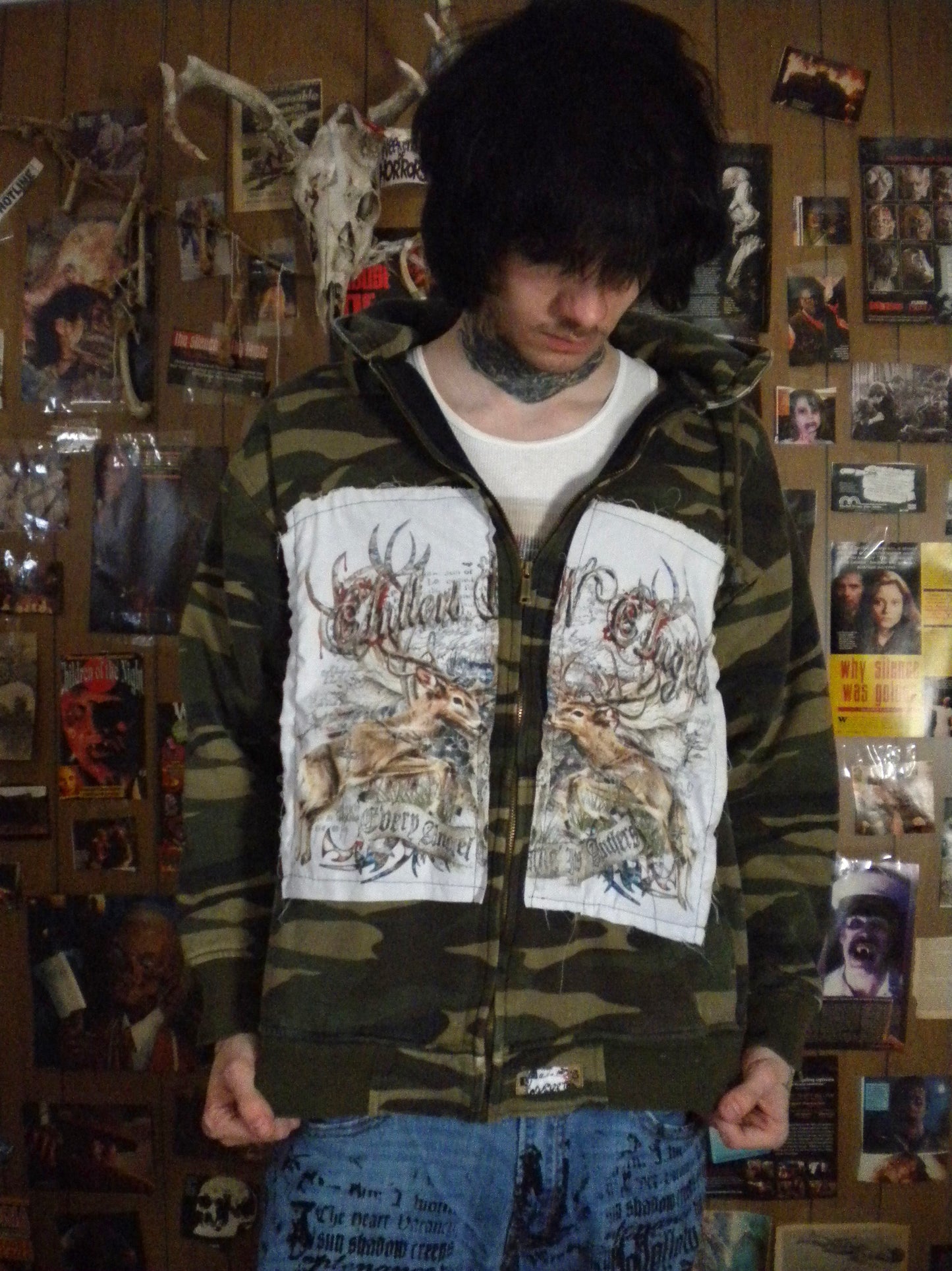 1/1 Antlers N Angels Camo Hoodie