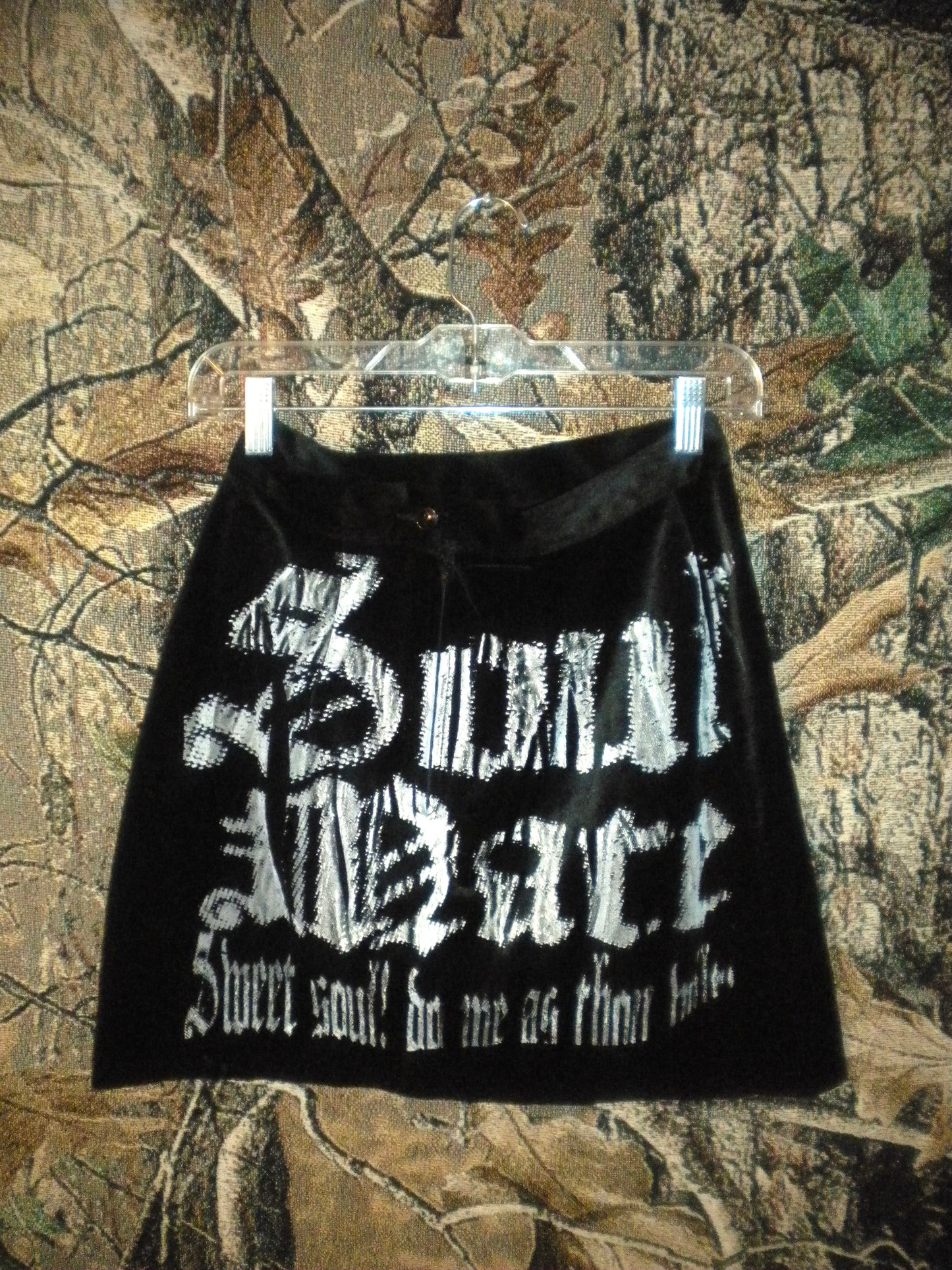 Soulmate Velvet Mini Skirt Size 25