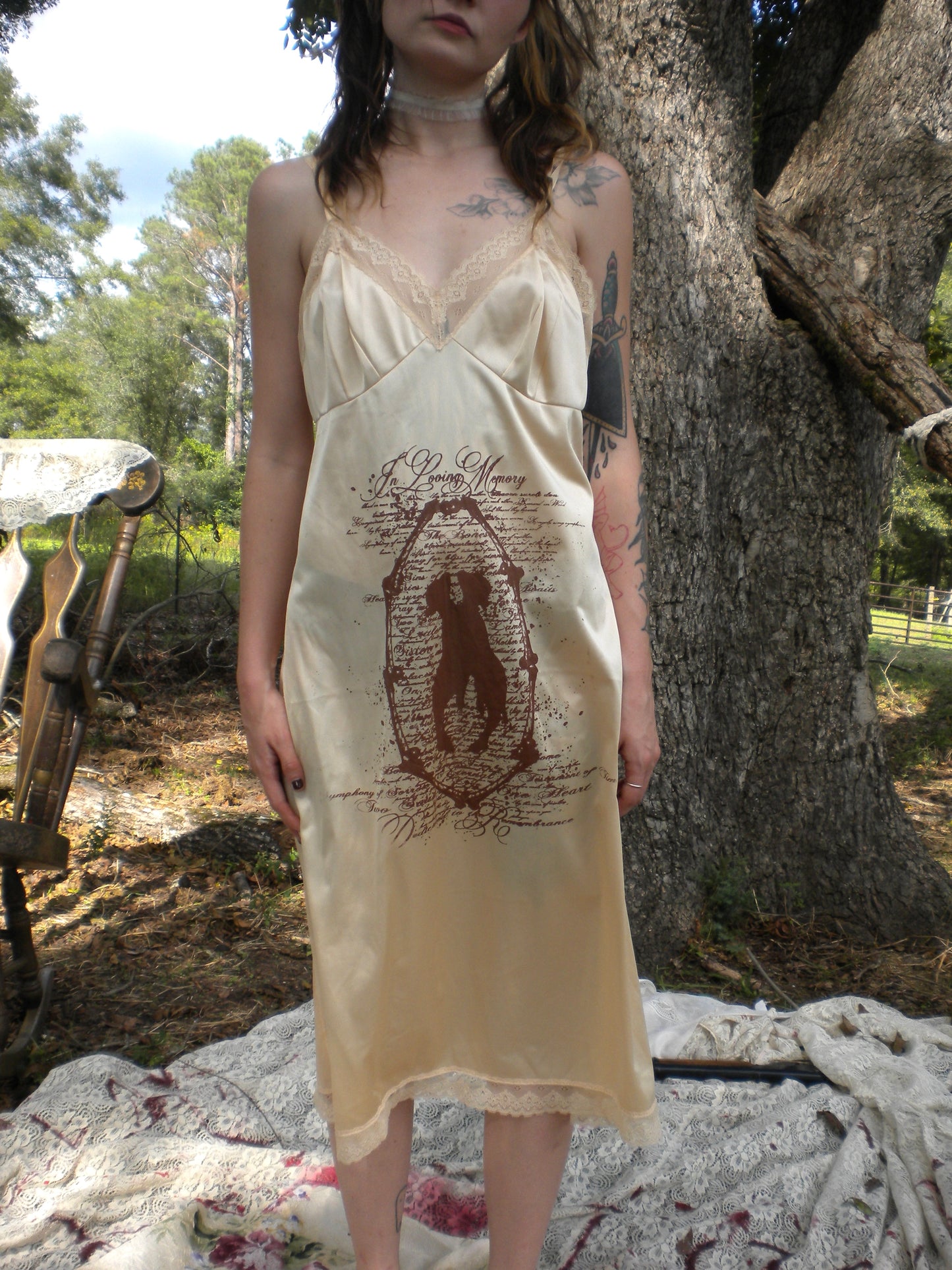 Creme In Loving Memory Dress