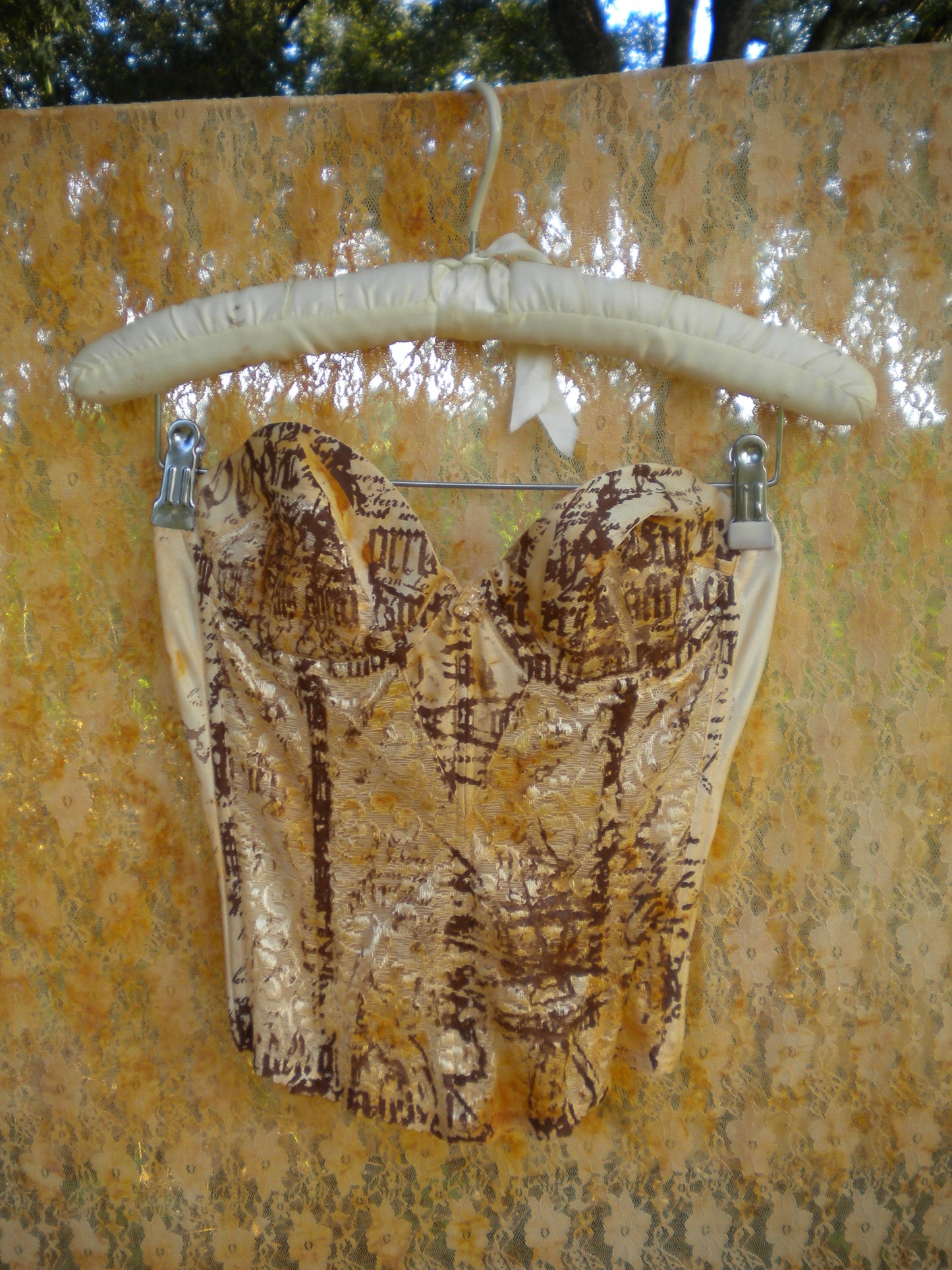 Boneyard Ashe Rust Dye Bustier