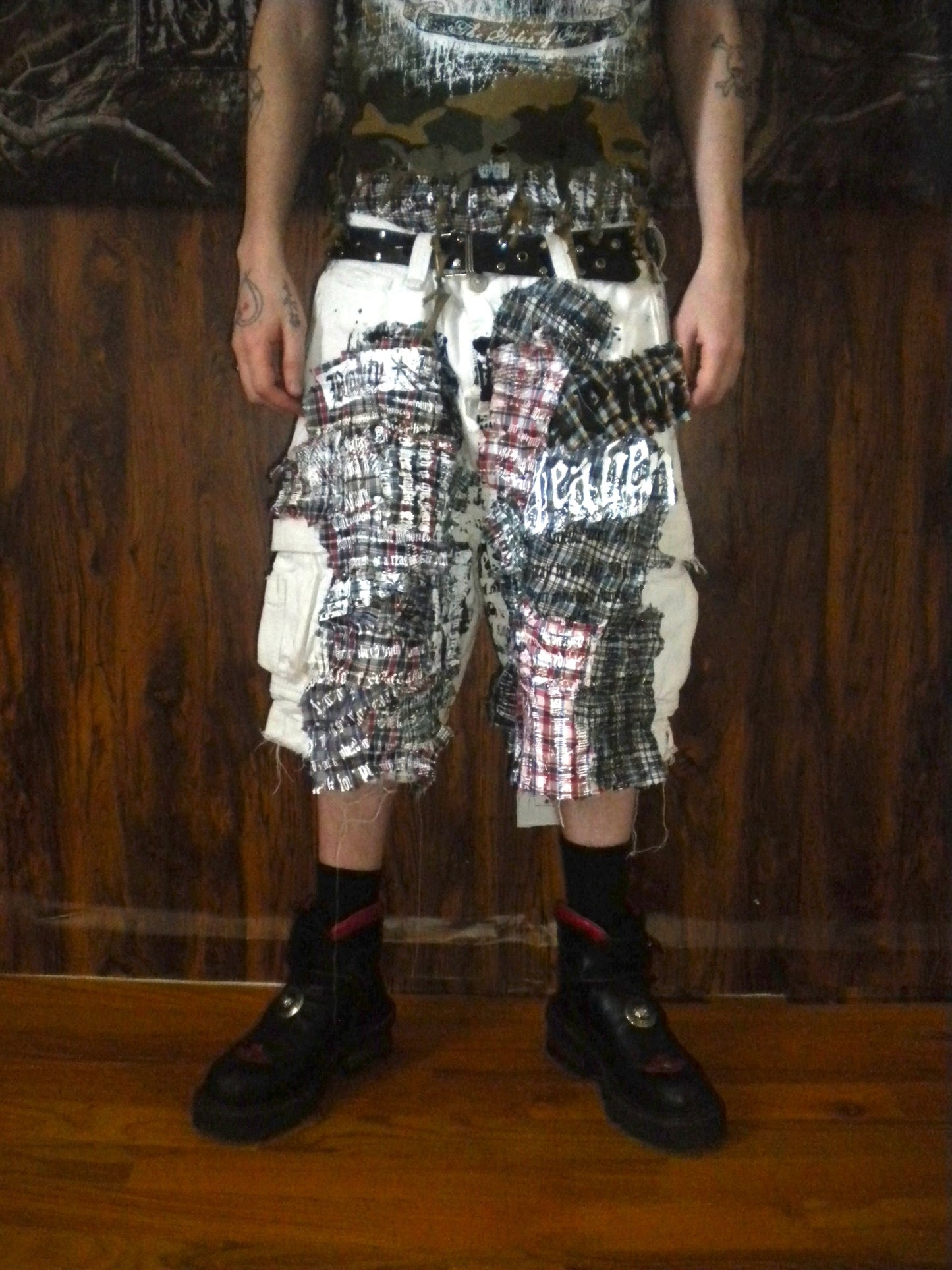 1/1 Custom Patchwork Jorts Size 36