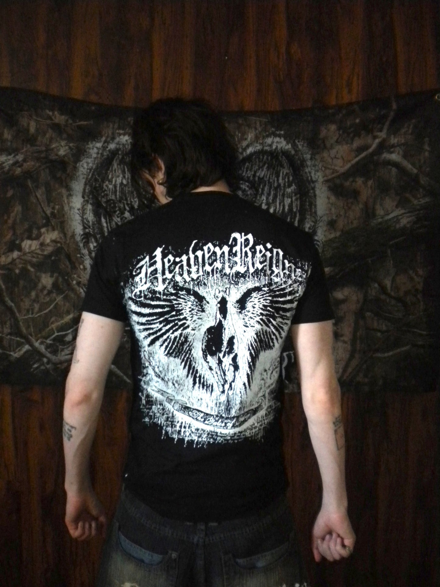 Heaven Reign Black Tee