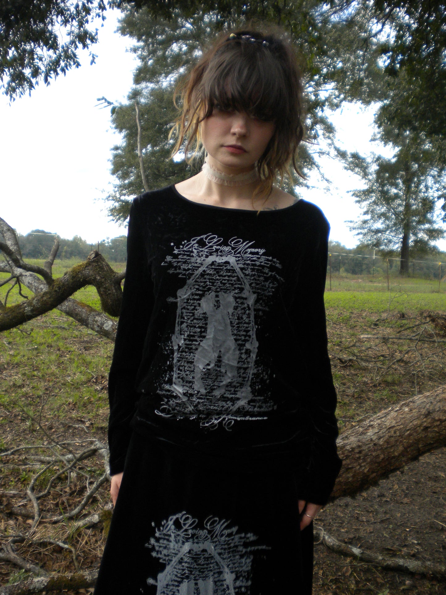 Black Velvet In Loving Memory Top