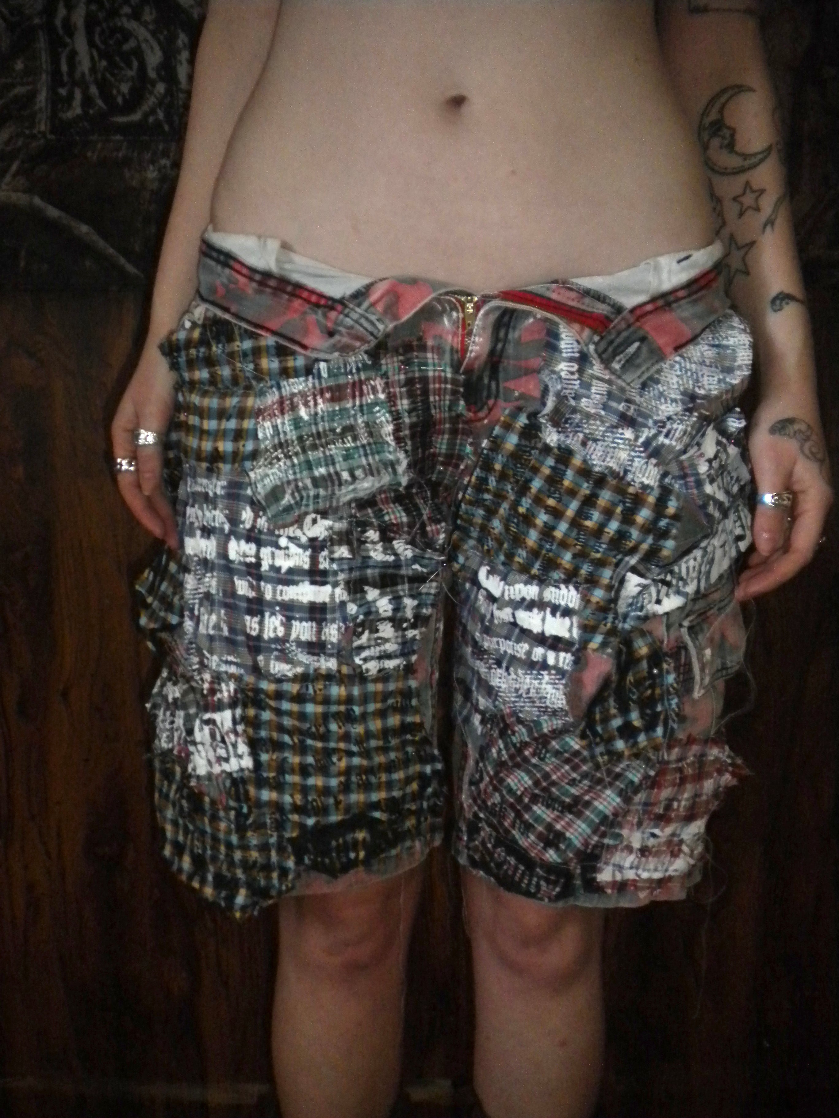 1/1 Custom Patchwork Jorts Size 30 – Bodycitated