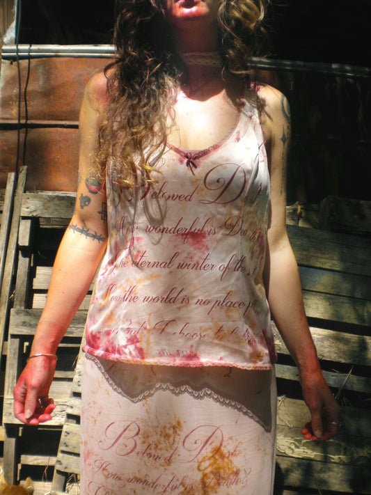 Bloody Rust Dyed Beloved Dust Slip Cami