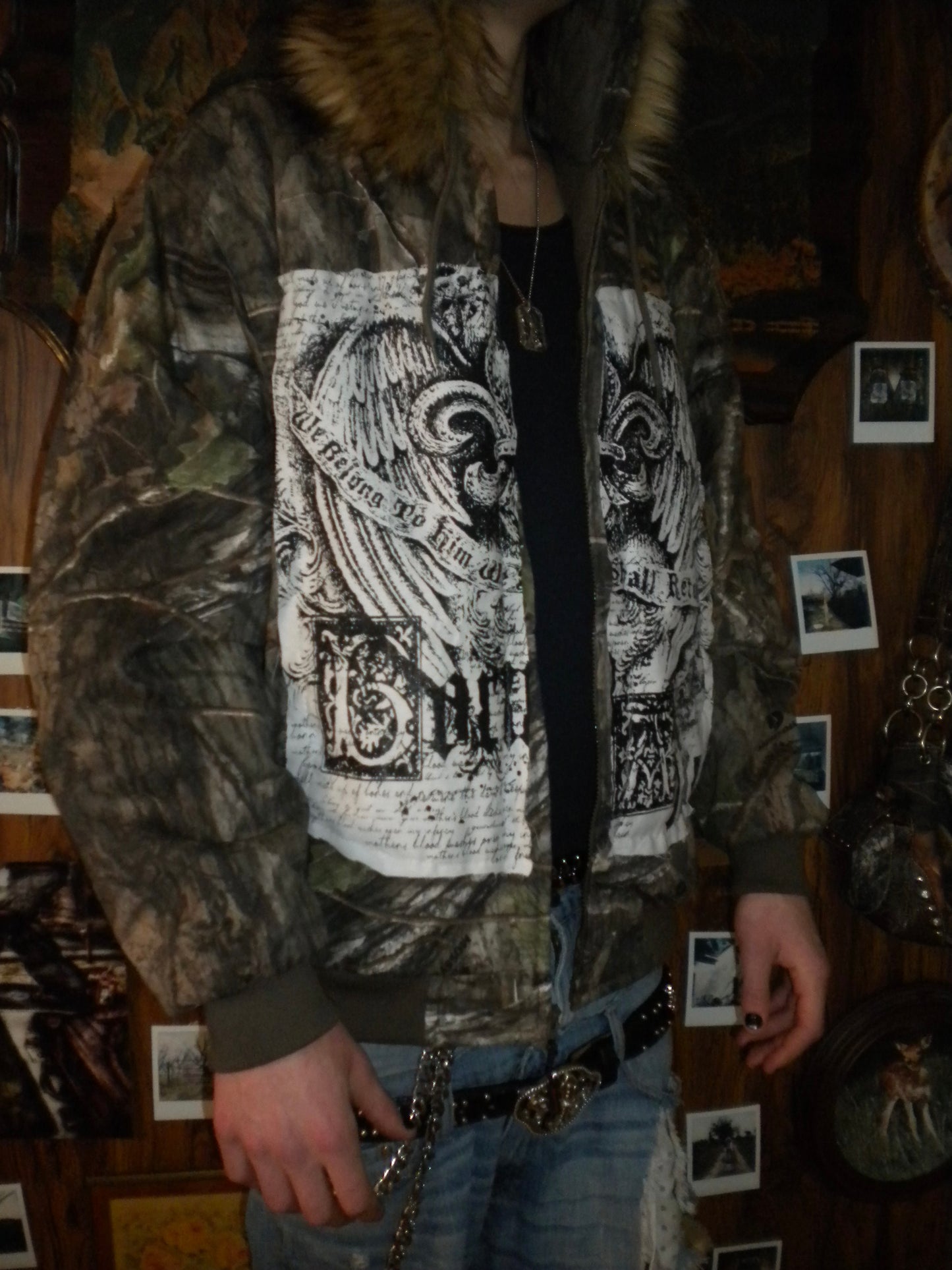 Born Alive Realtree Jacket Faux Fur Hoodie