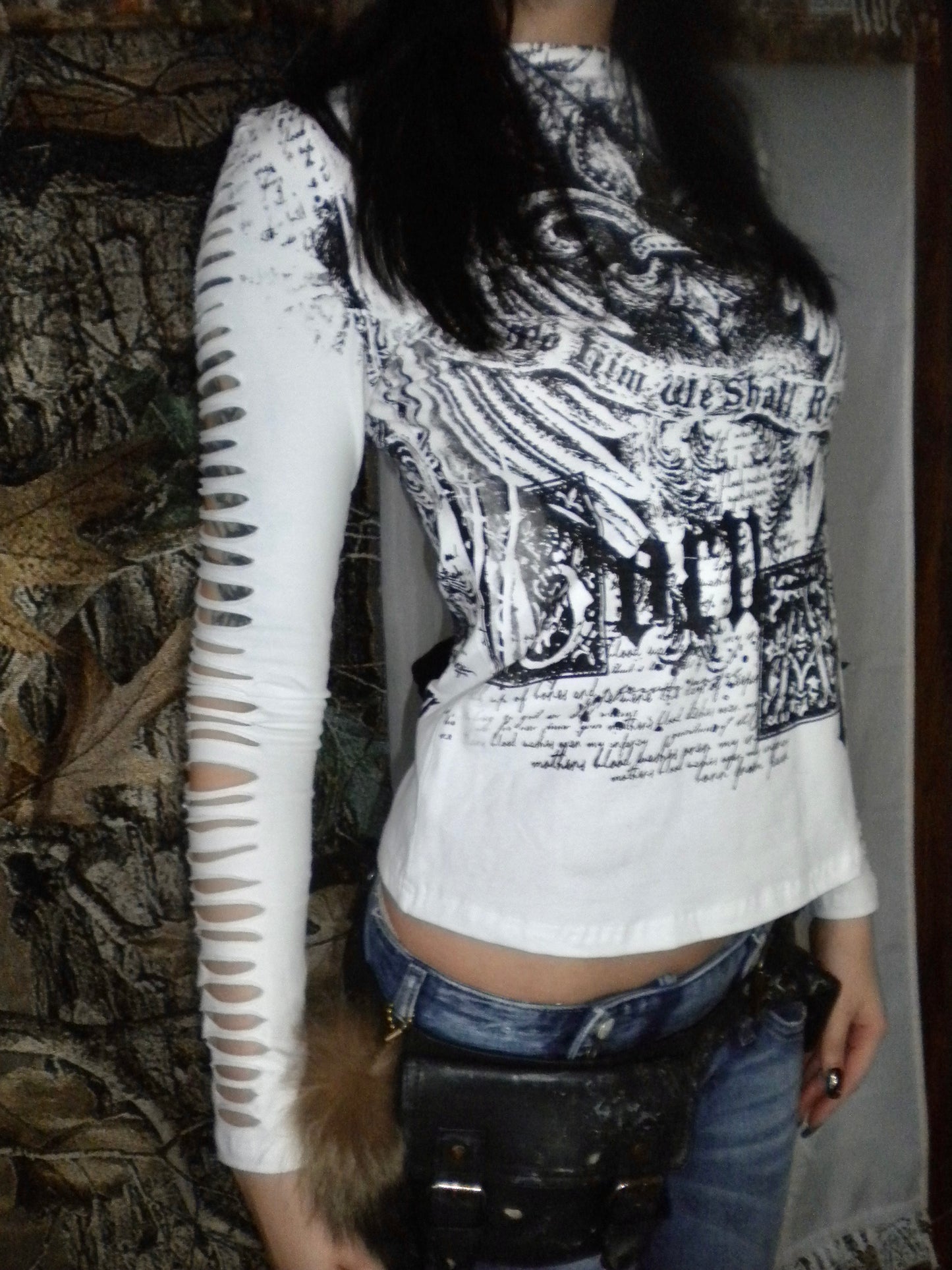 Born Alive White LS Top