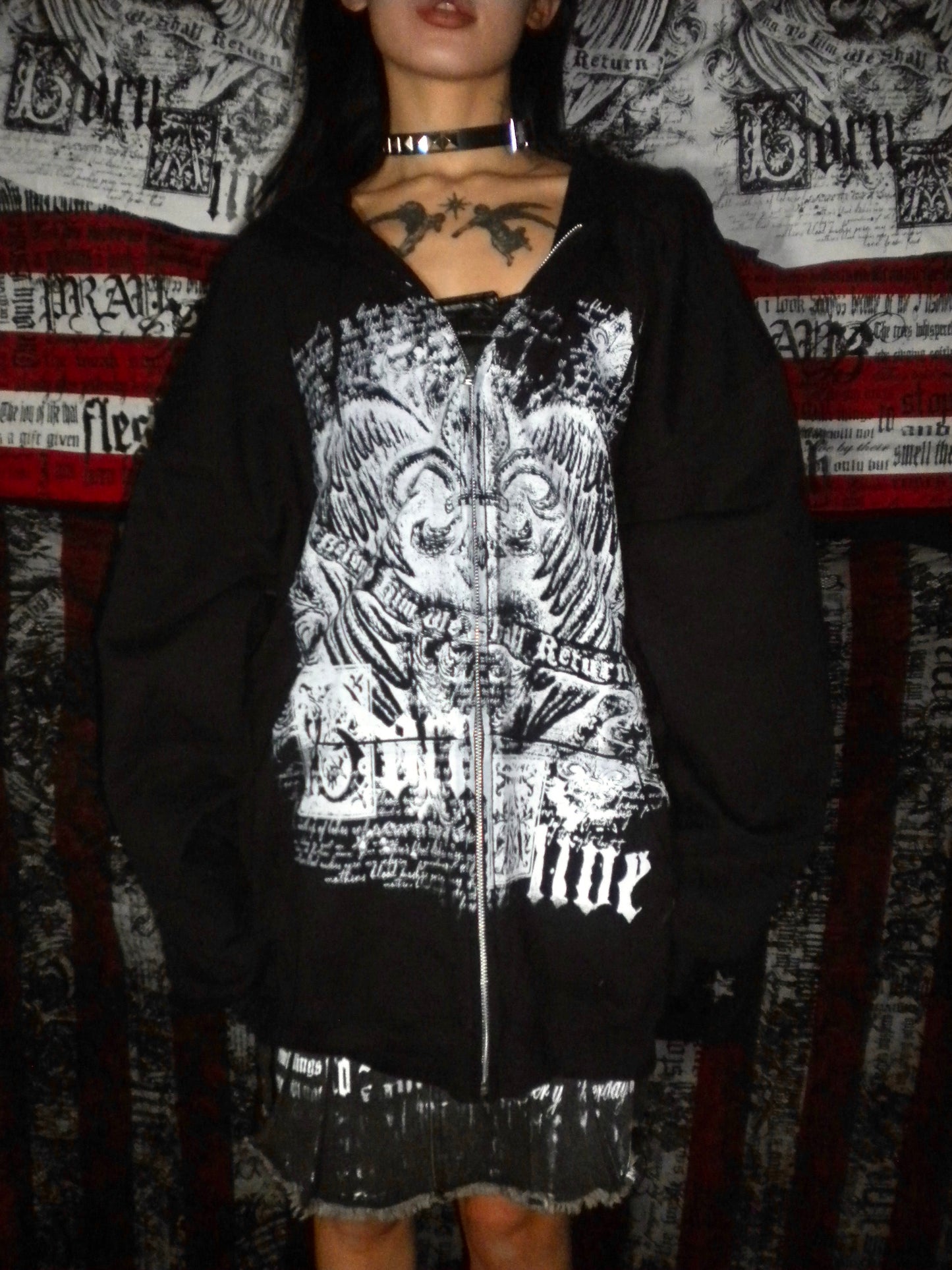 Born Alive Black Hoodie