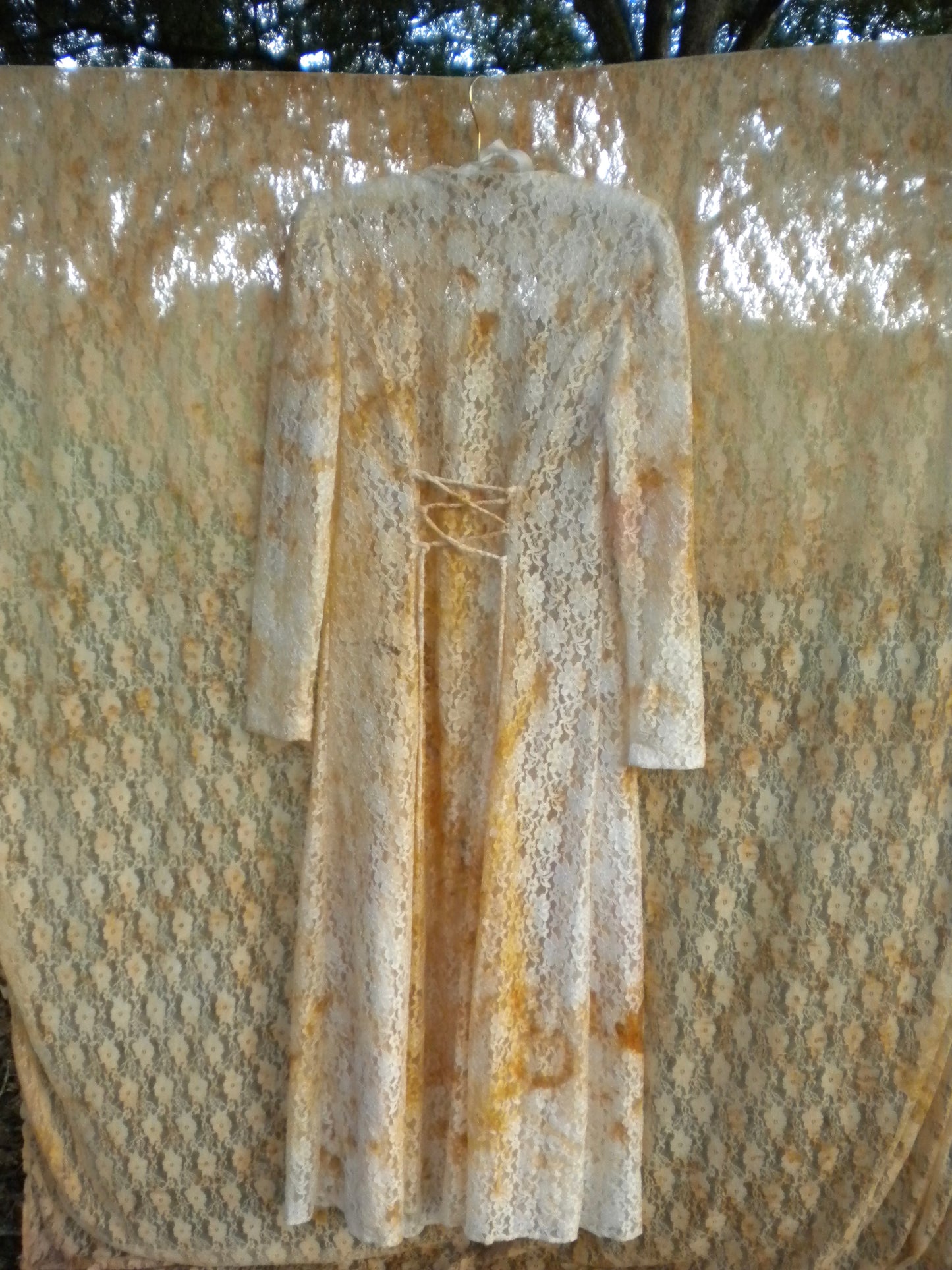 Boneyard Ashe Rust Dye Lace Cardigan