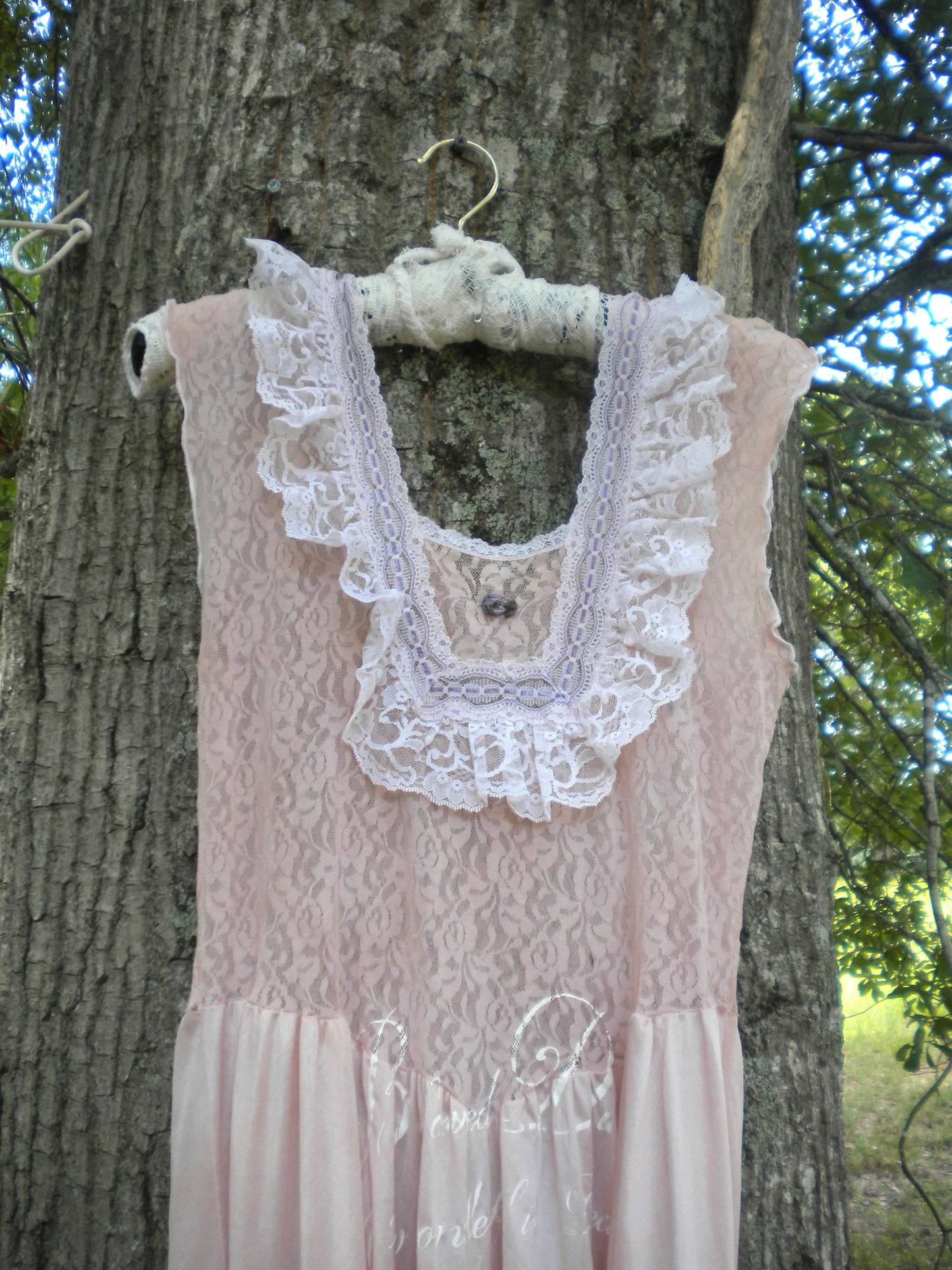 Beloved Dust Pink Blush Lace Slip Dress