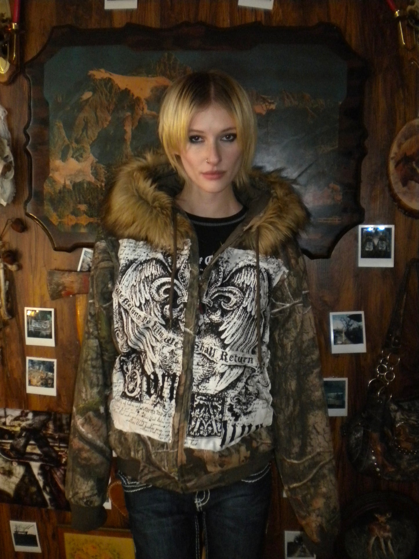 Born Alive Realtree Jacket Faux Fur Hoodie