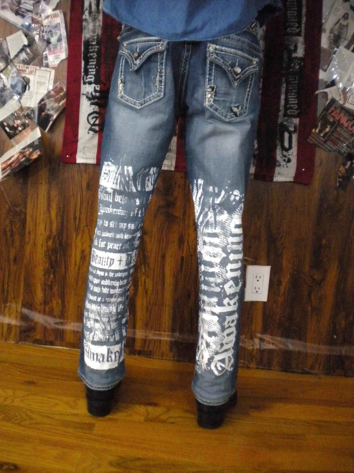 Summoned Awakening Dark Wash Jeans 33