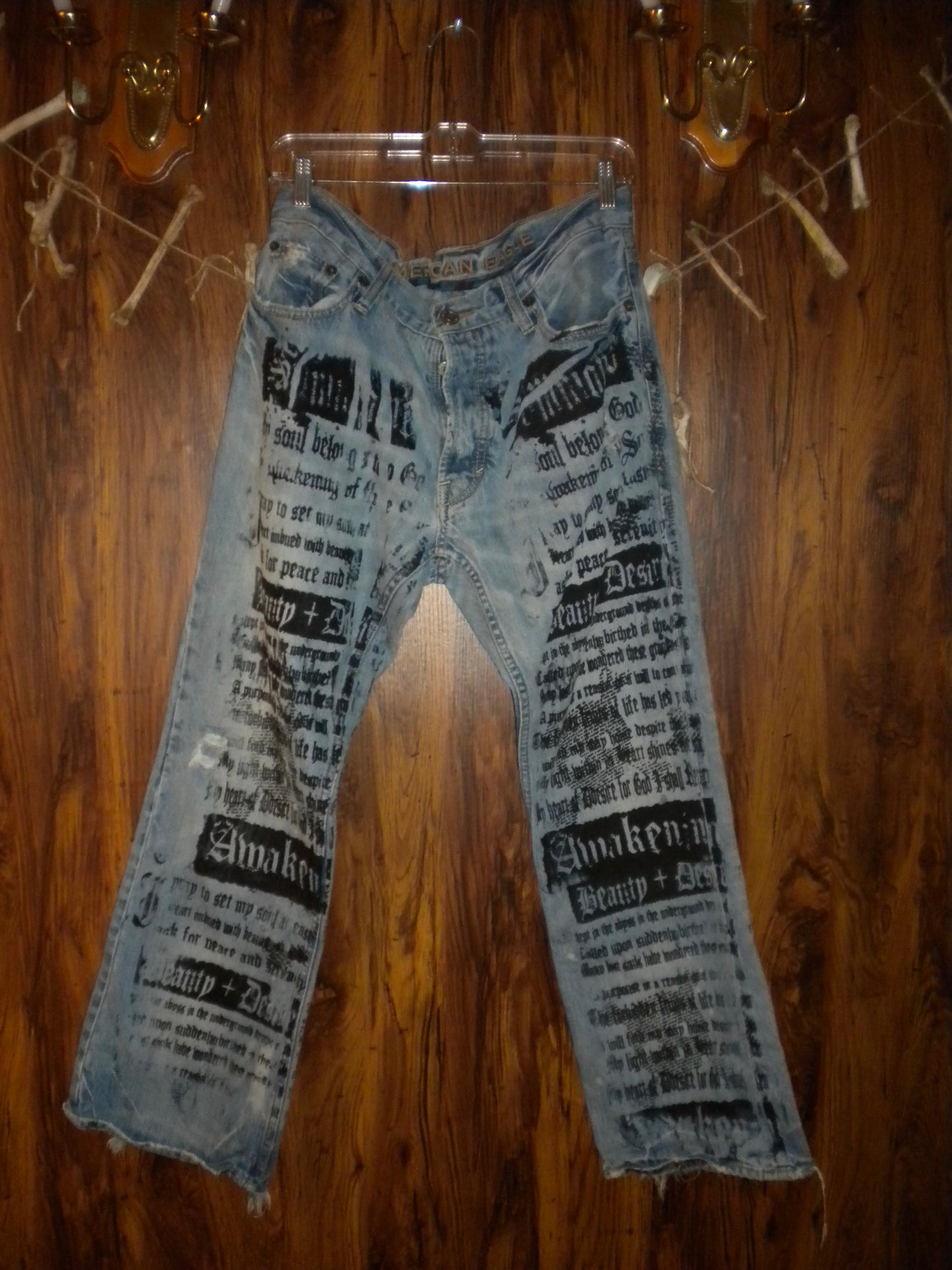 Summoned Awakening All Over Jeans Size 33