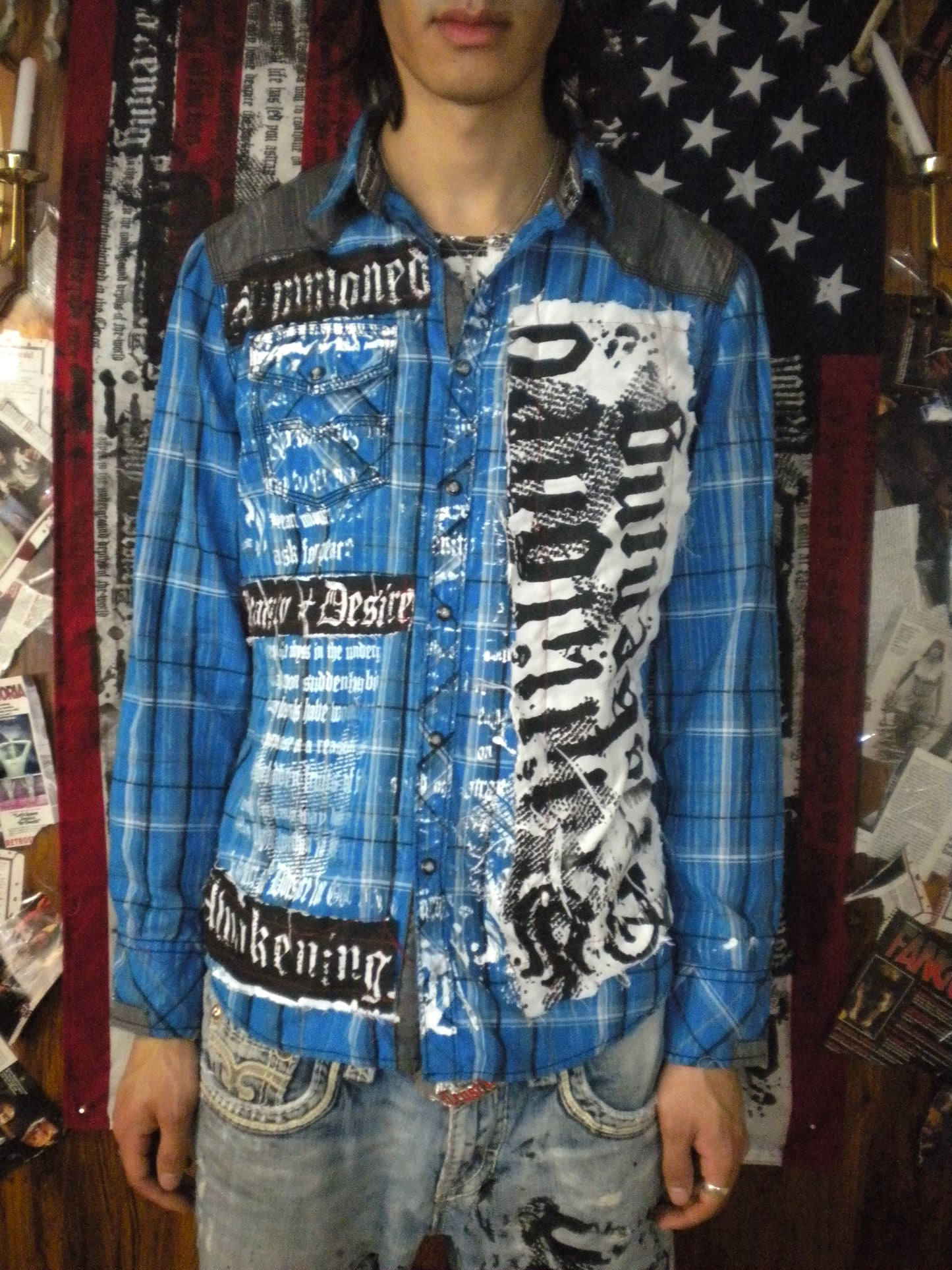 Summoned Awakening Blue Flannel Medium