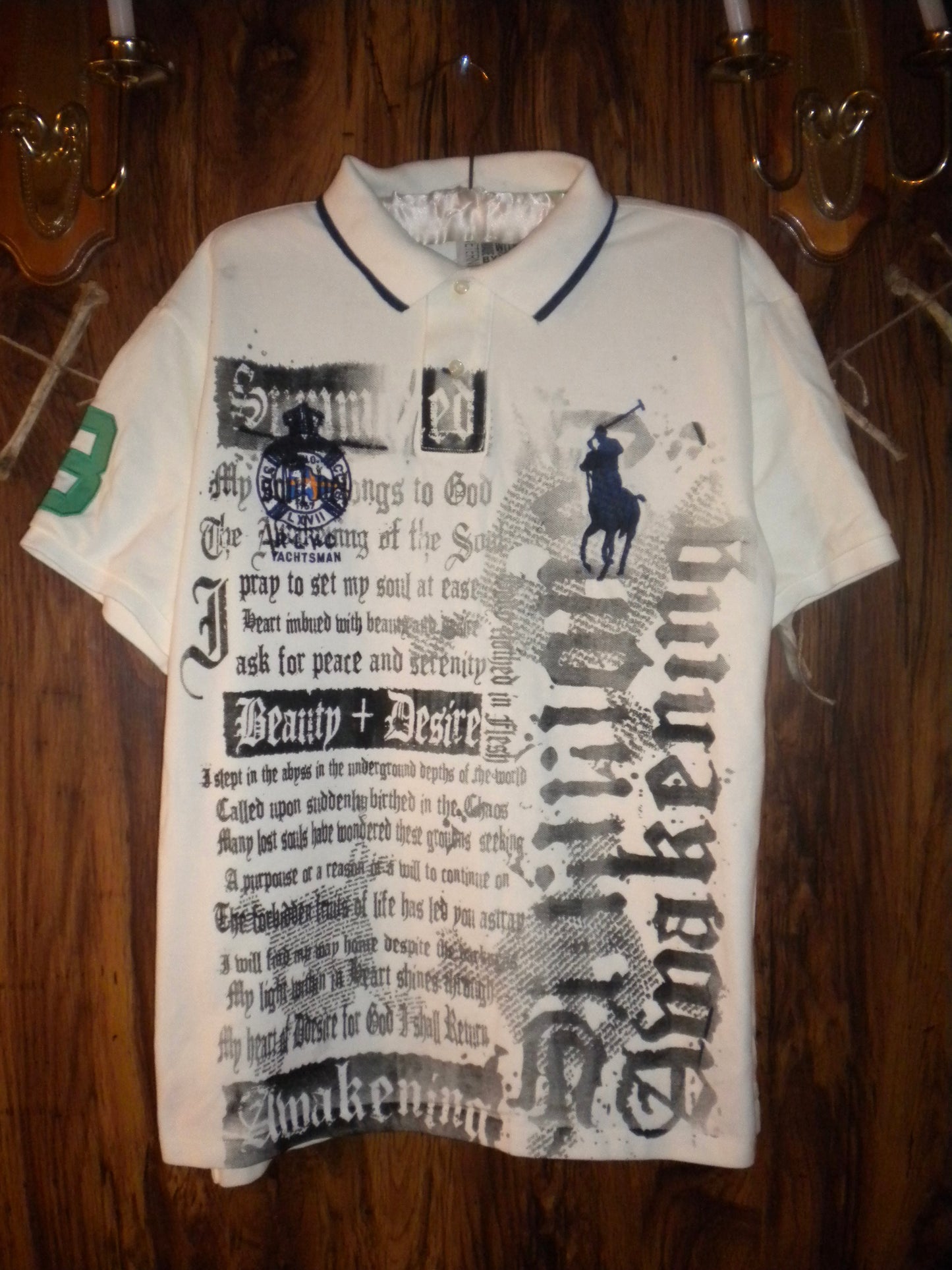 Summoned Awakening White Polo Large