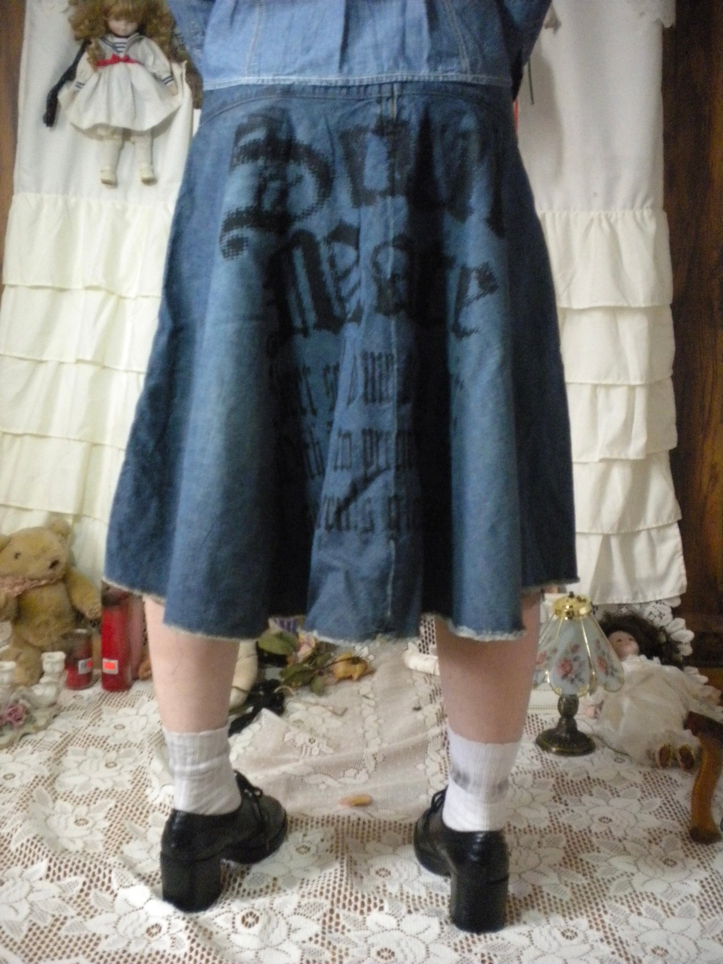 Soulmate Flare Denim Skirt Size 30