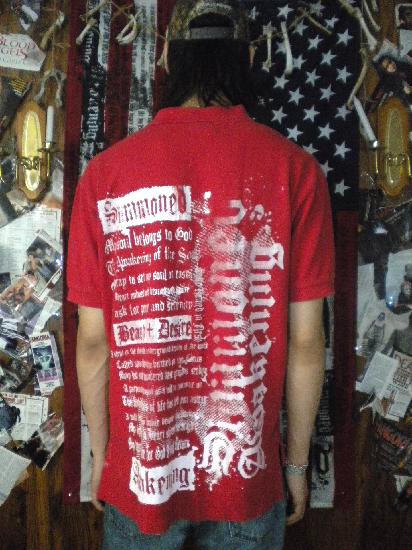 Summoned Awakening Red Polo Large