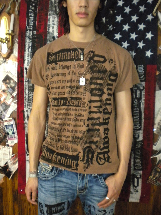 Summoned Awakening Brown Tee Medium