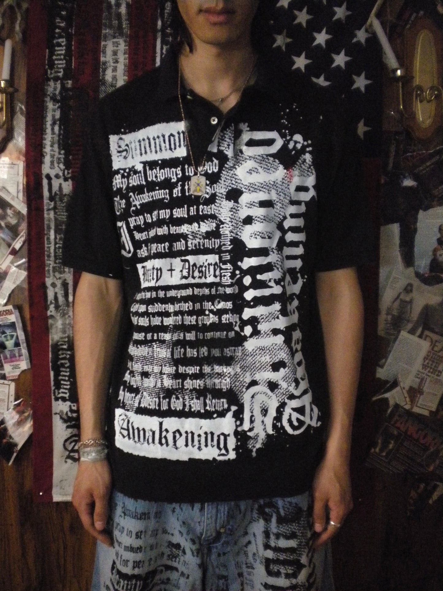 Summoned Awakening Black Polo Large