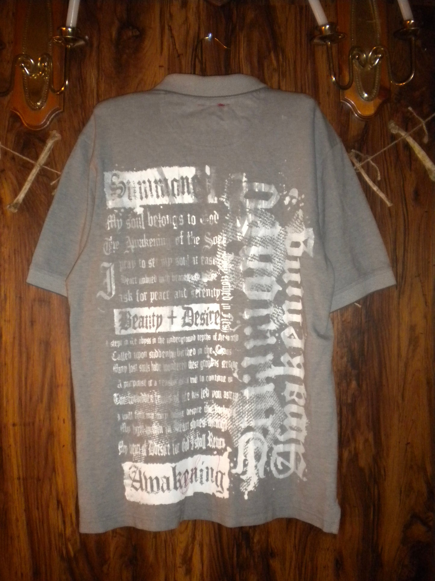 Summoned Awakening Grey Polo XL