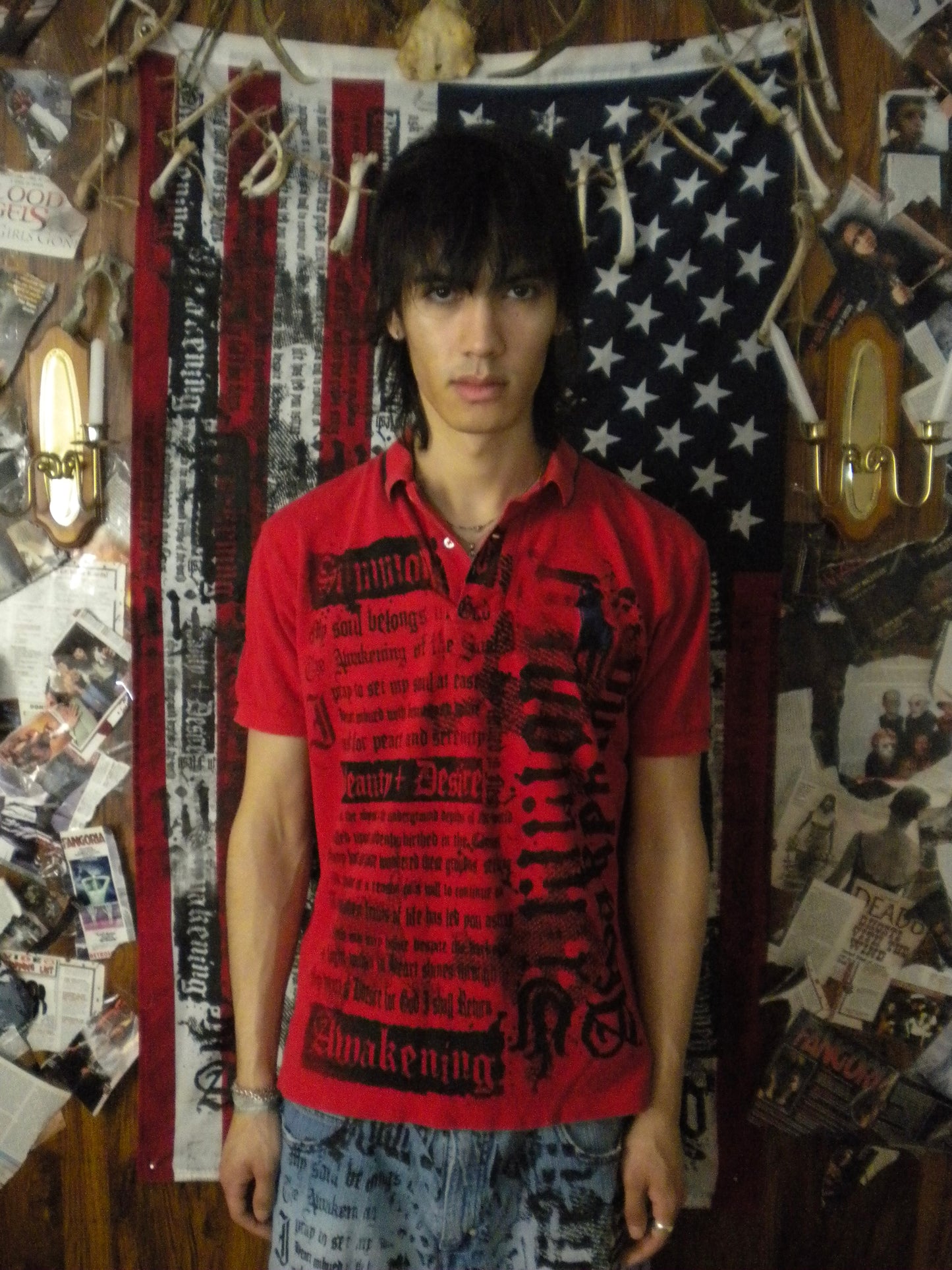 Summoned Awakening Red Polo Medium