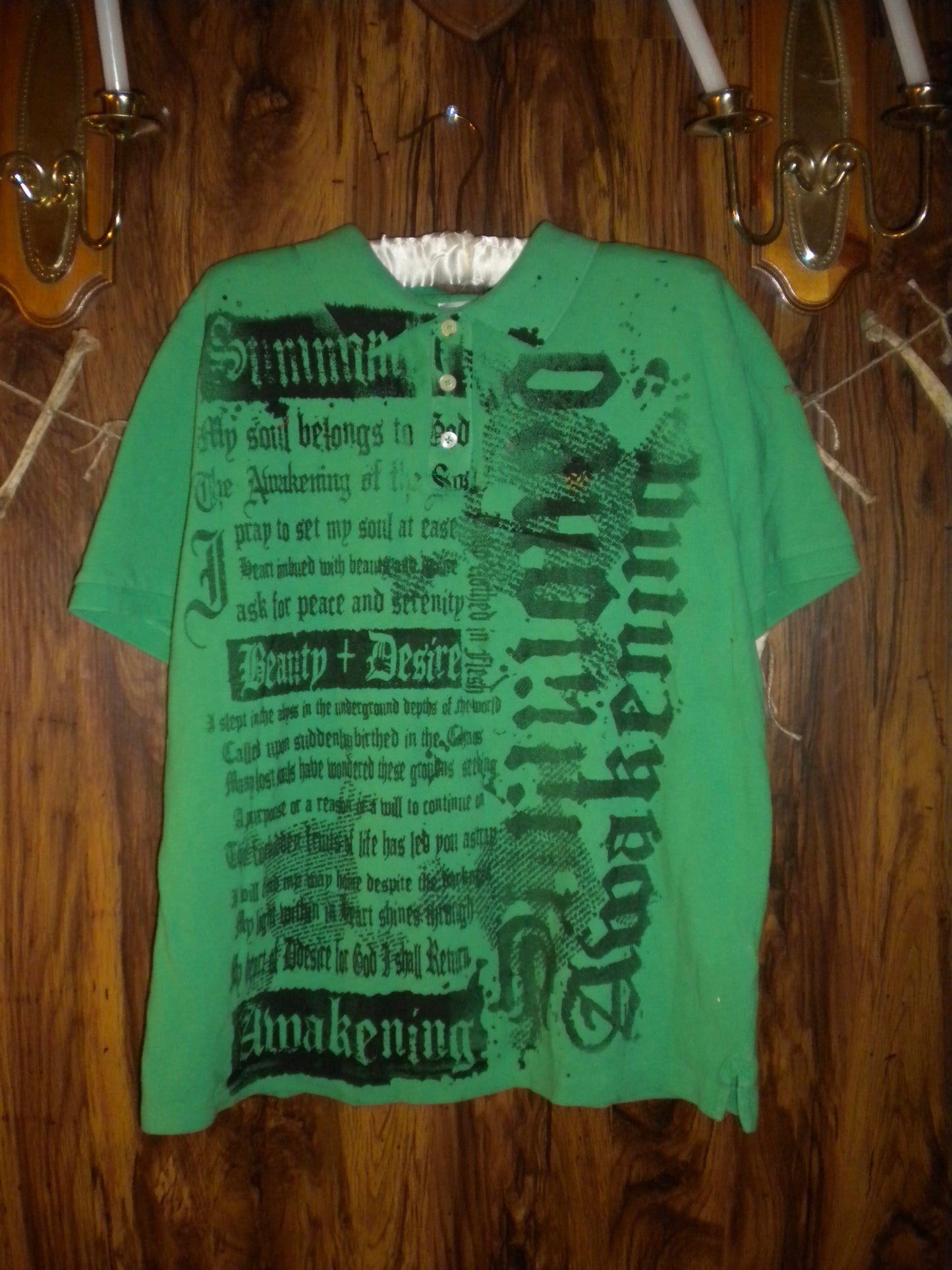 Summoned Awakening Green Polo Small