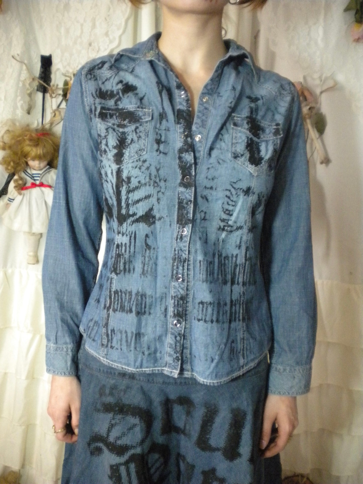 Soulmate Denim Button Up