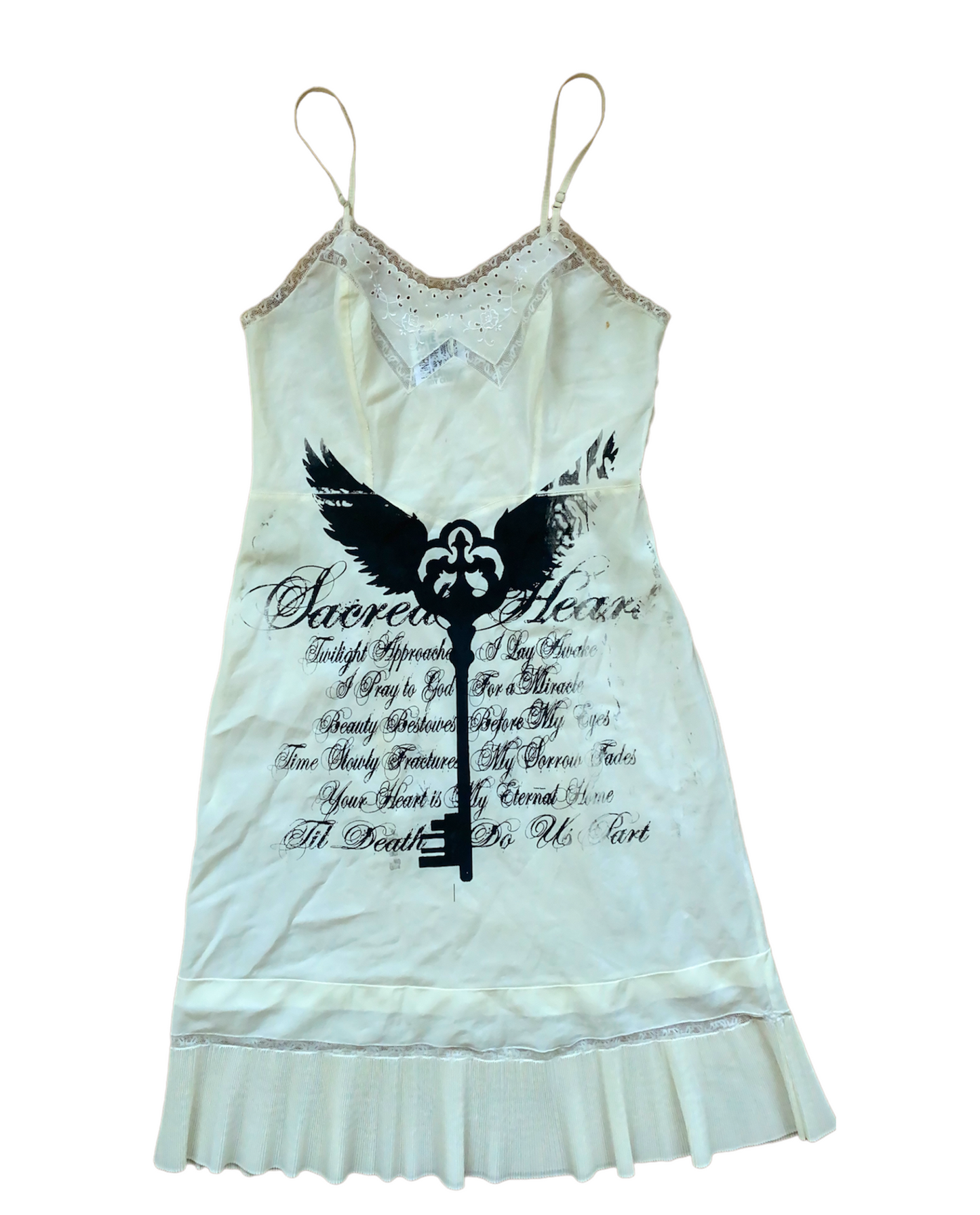 Sacred Heart Vintage Slip Dress