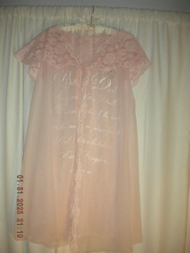 Beloved Dust Pink Peignoir