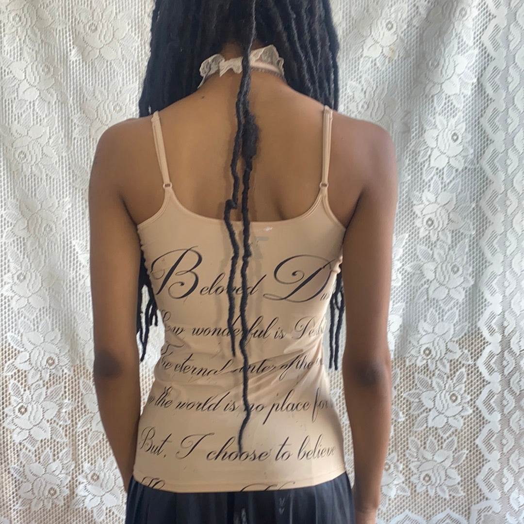 Beloved Dust Nude Tank