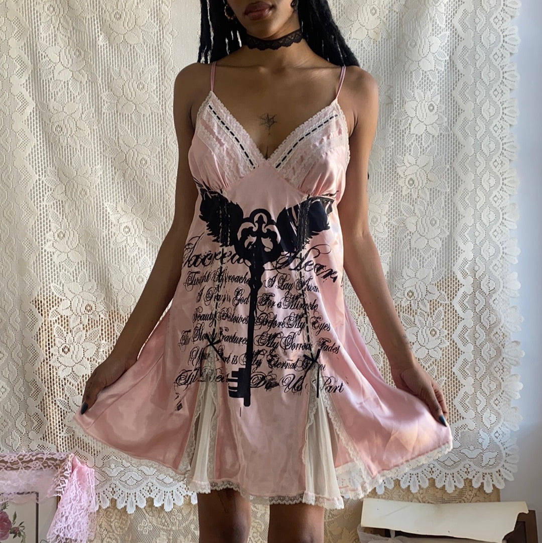 Sacred Heart Pink Slip Dress