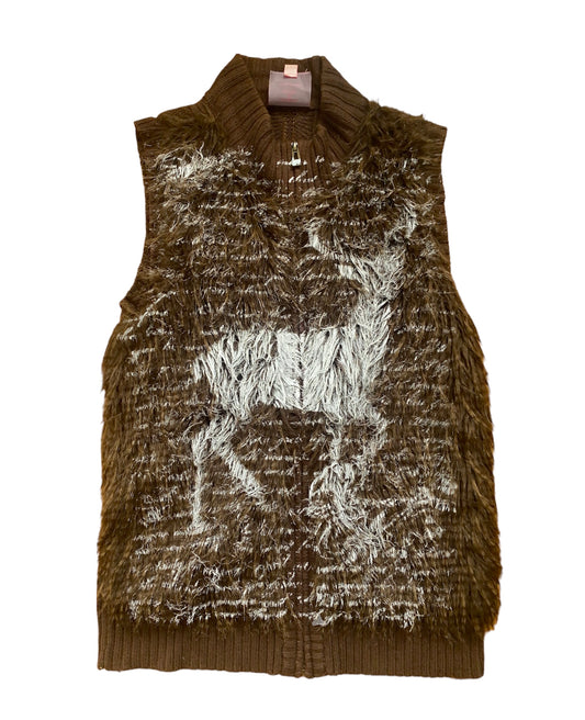 Road Warrior Fur Zip Vest