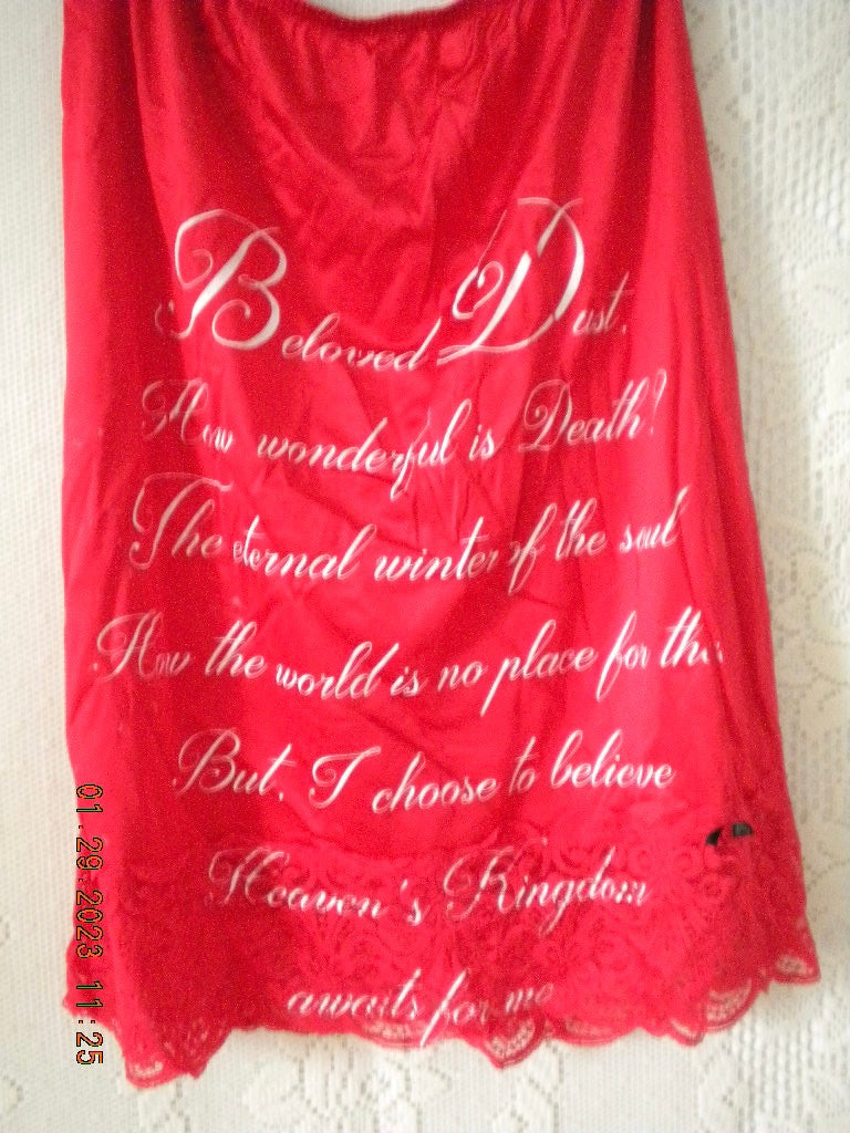 Beloved Dust Red Skirt